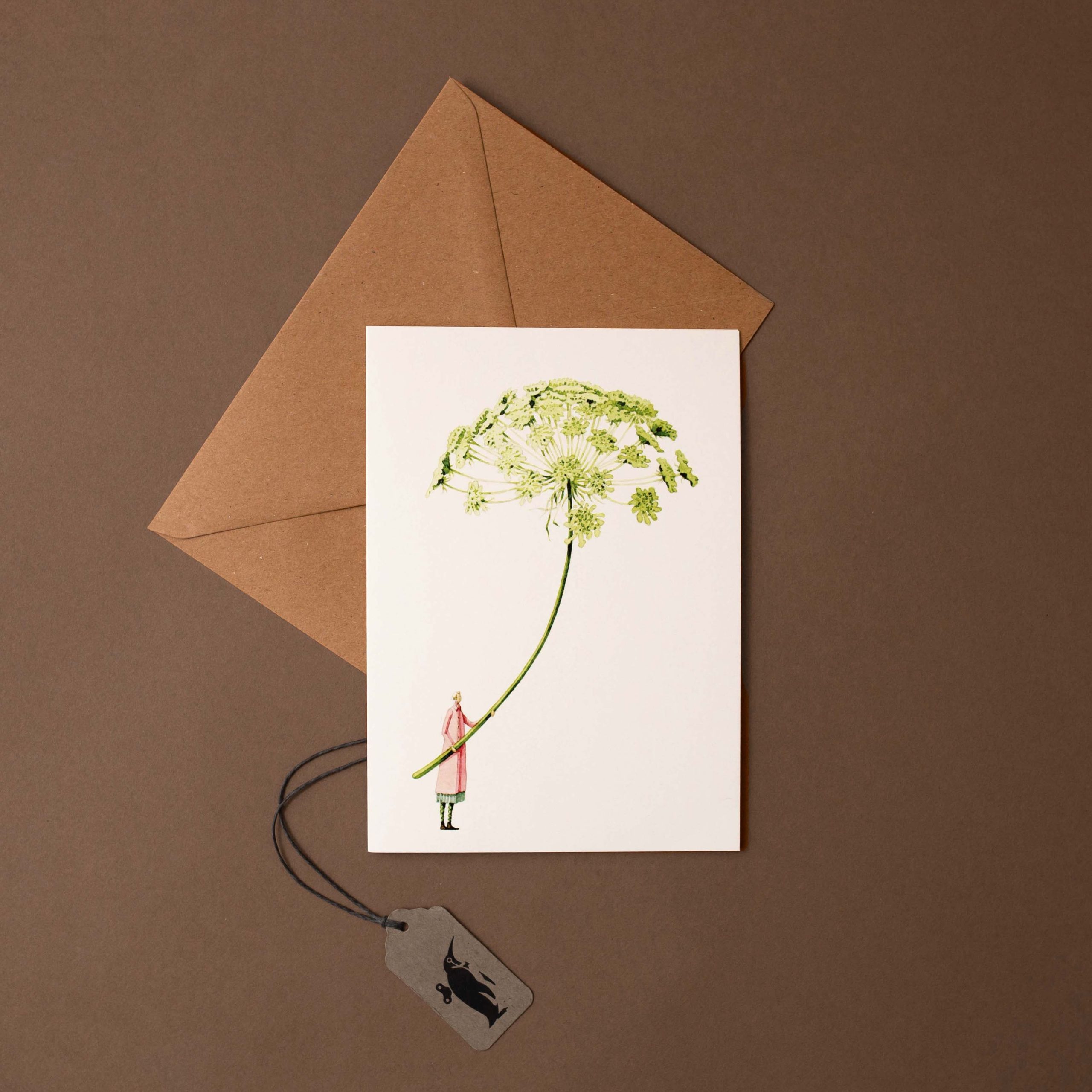 Ammi Stem Greeting Card