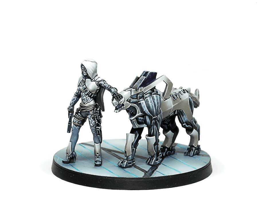 Infinity ALEPH Andromeda, Sophistes of the Steel Phalanx Miniature Game Figures