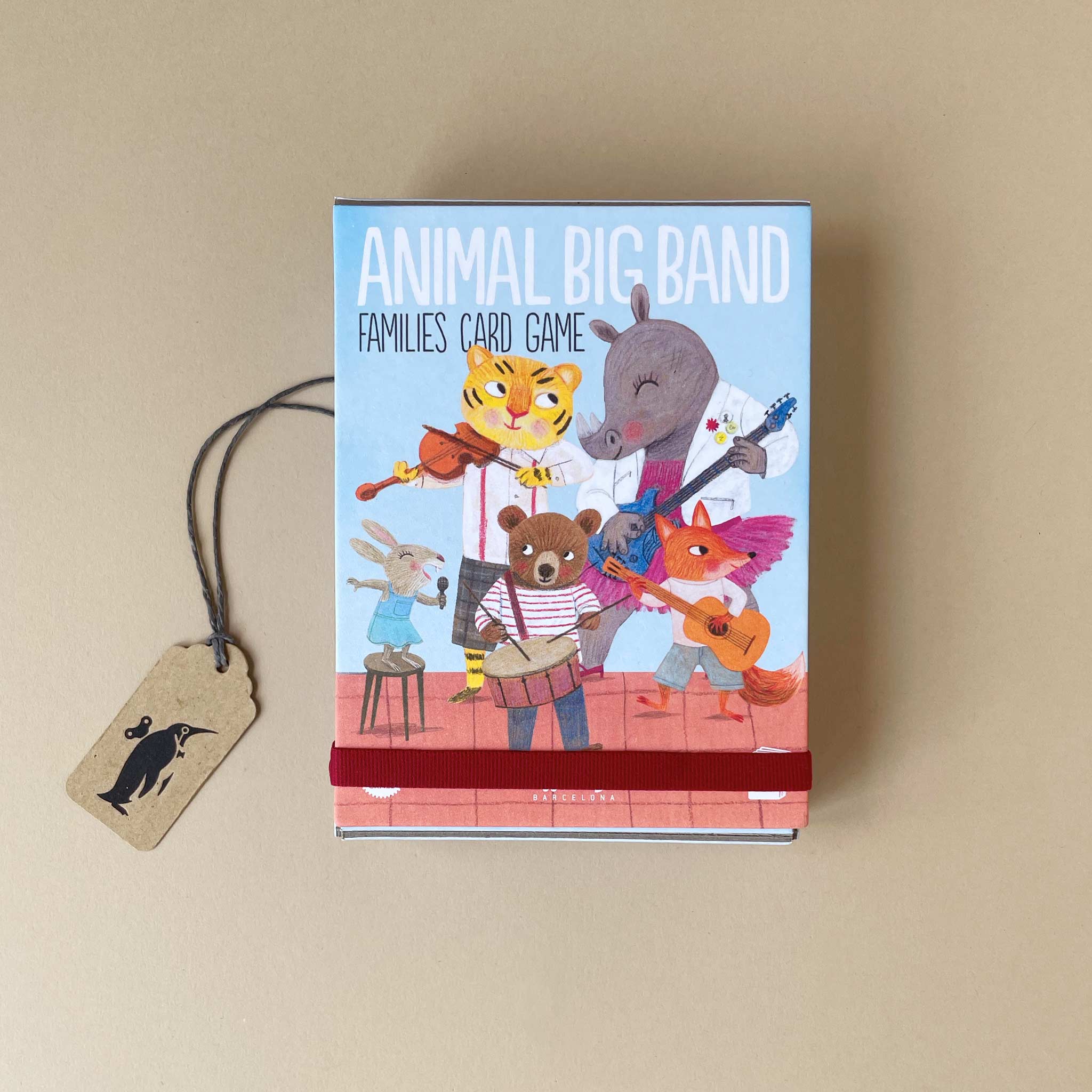 Animals Big Band Family Card Game