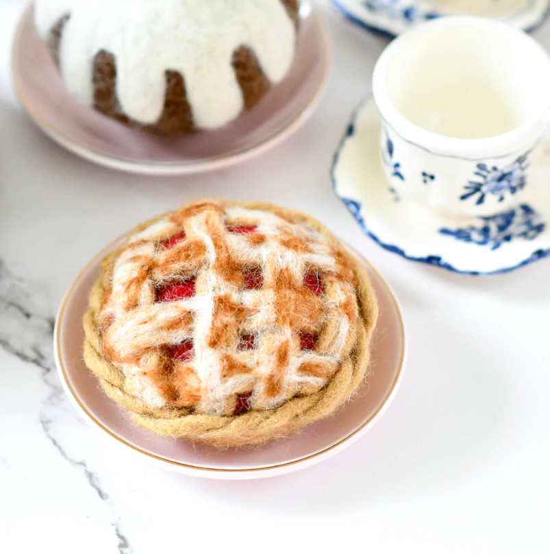 Pre-Order Felt Lattice Apple Pie (Ships in August)
