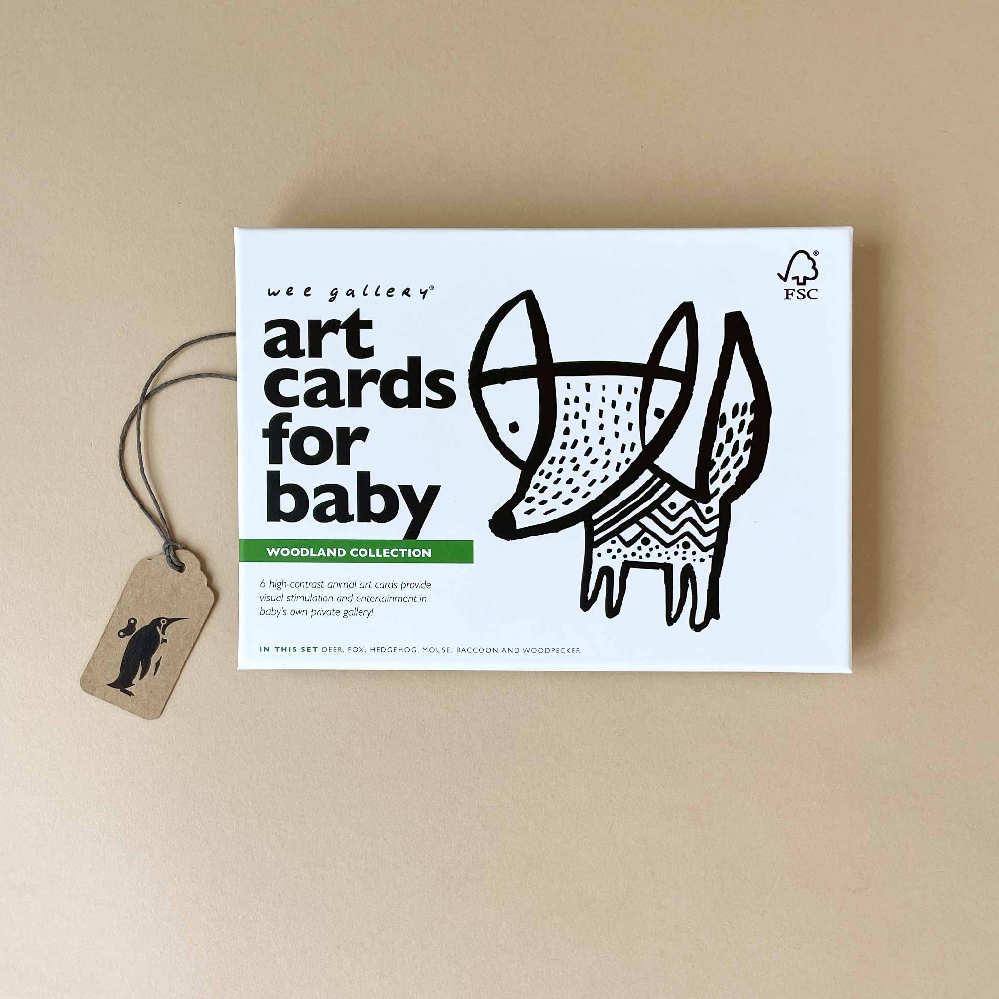 Black & White Art Cards | Woodland