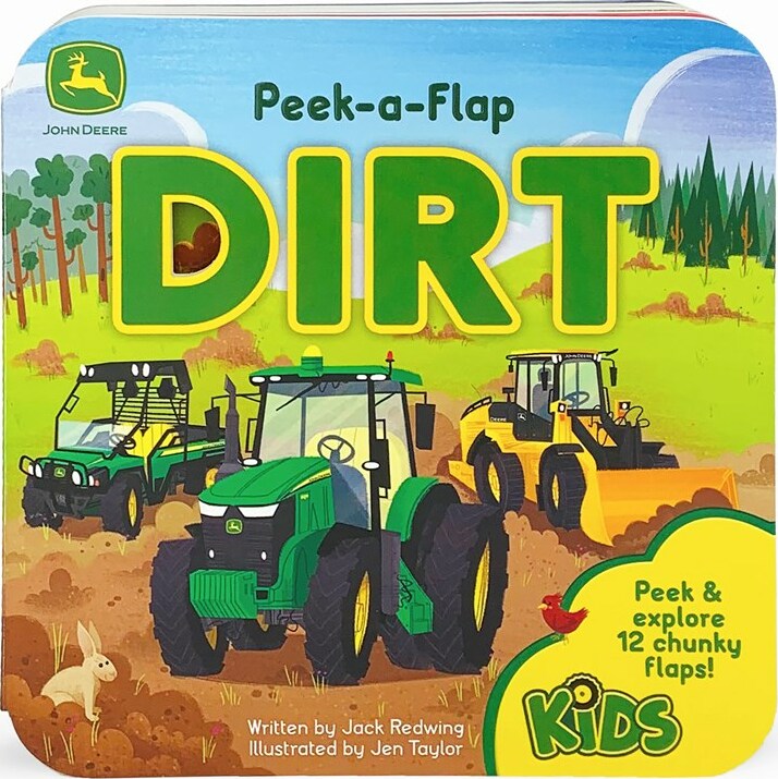 John Deere Kids Dirt Lift-a-Flap Board Book