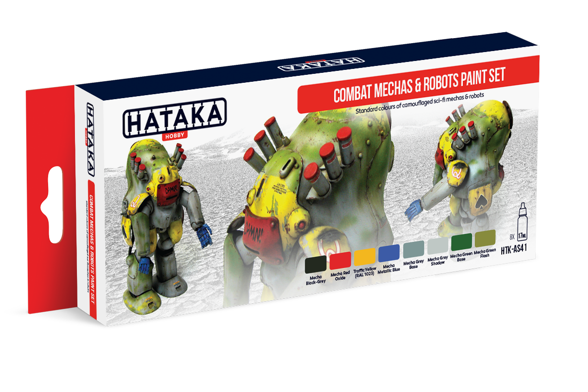 Combat Mechas & Robots Paint Set Red Line (Airbrush-Dedicated)