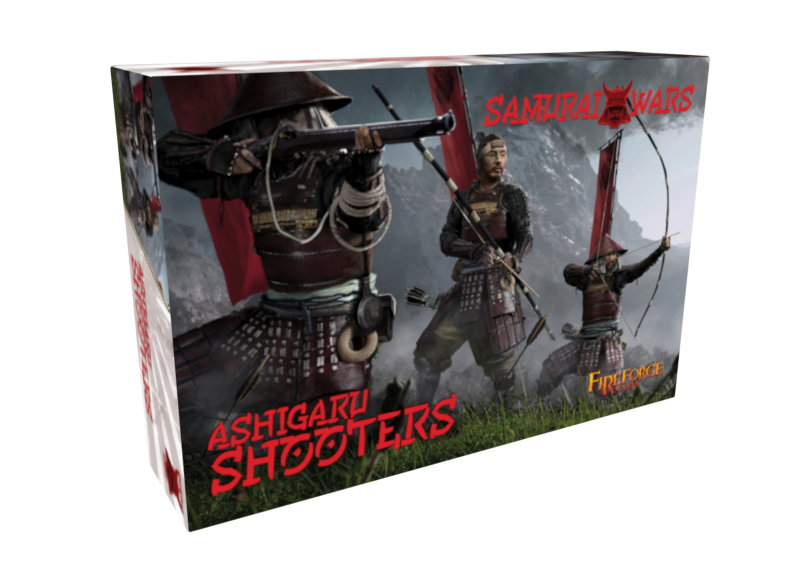 Ashigaru Shooters, 28mm Model Figures