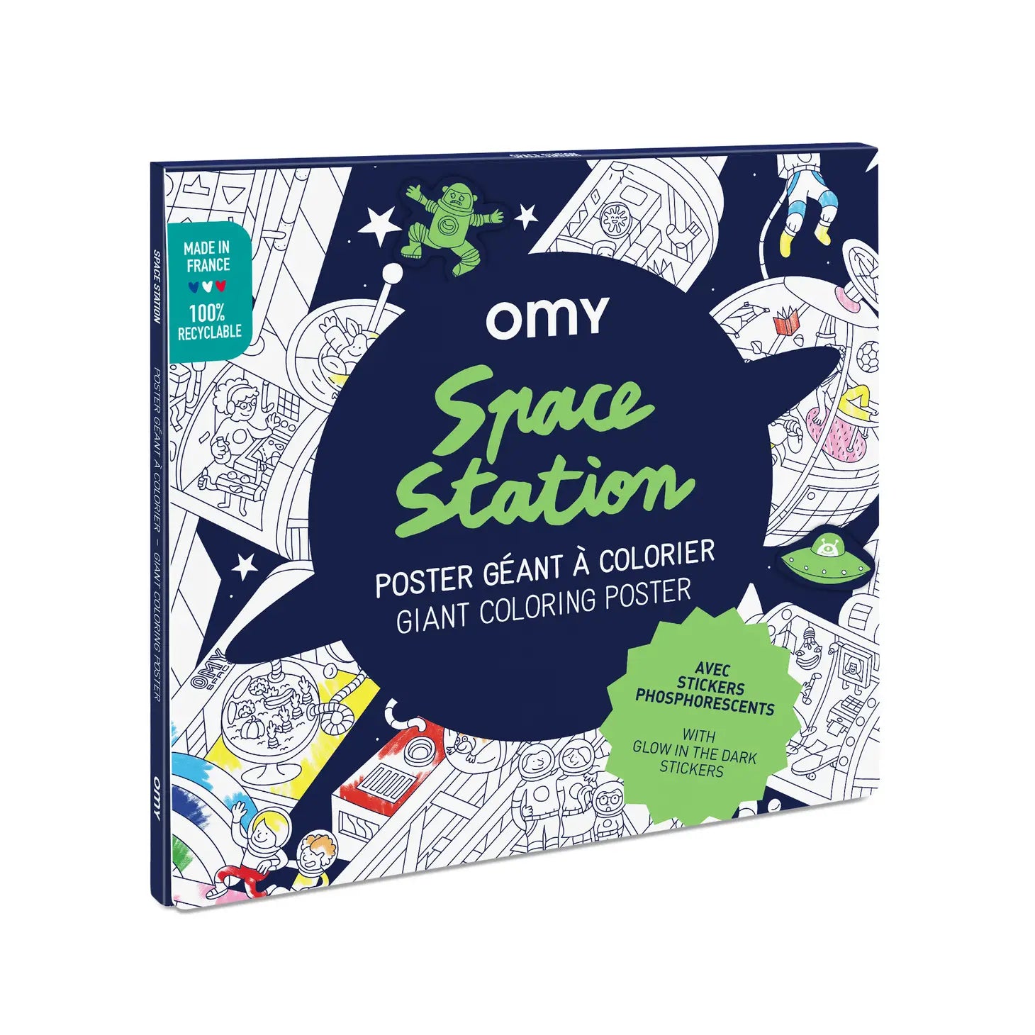 Space Station Giant Poster with Stickers