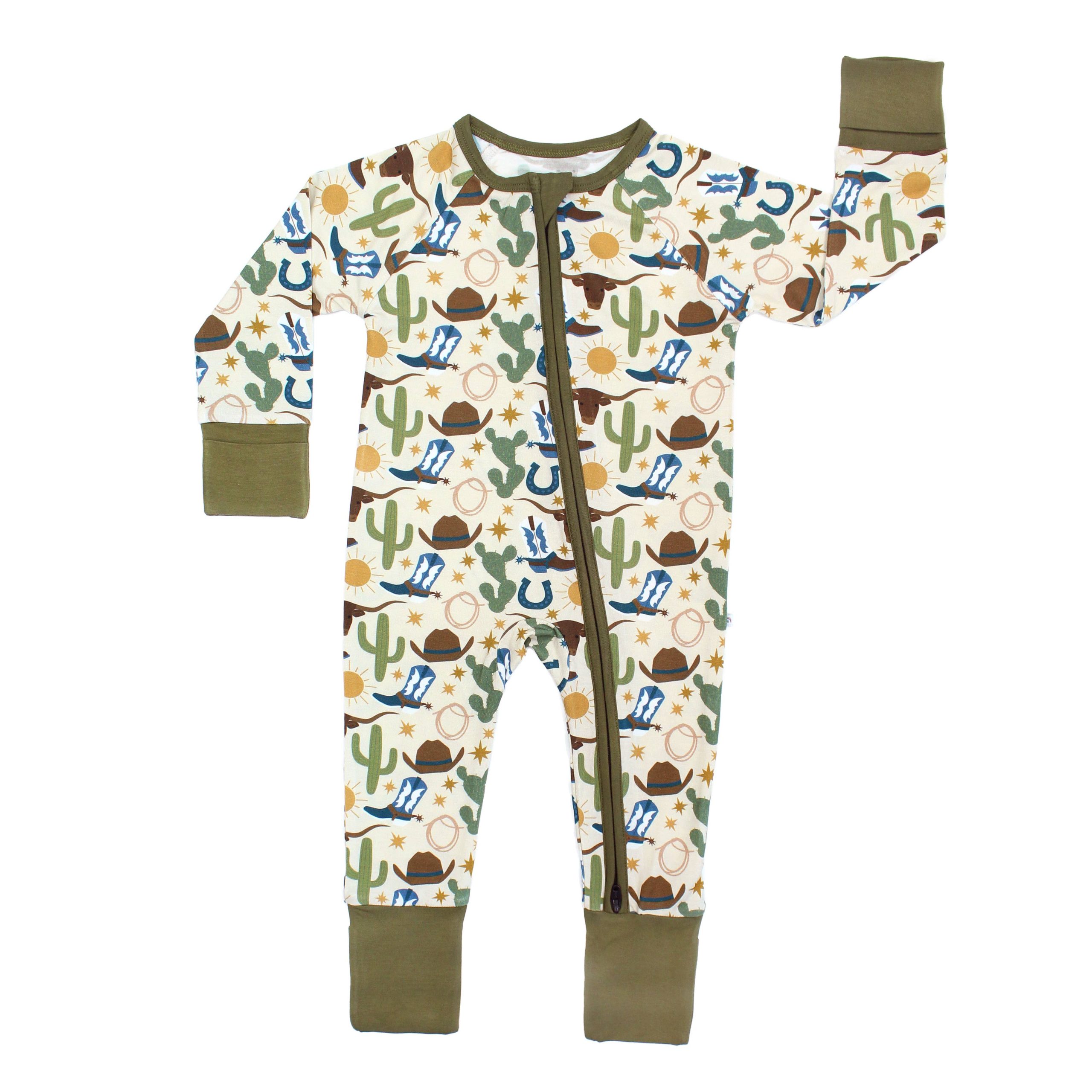 Bamboo Convertible Pajamas - Howdy