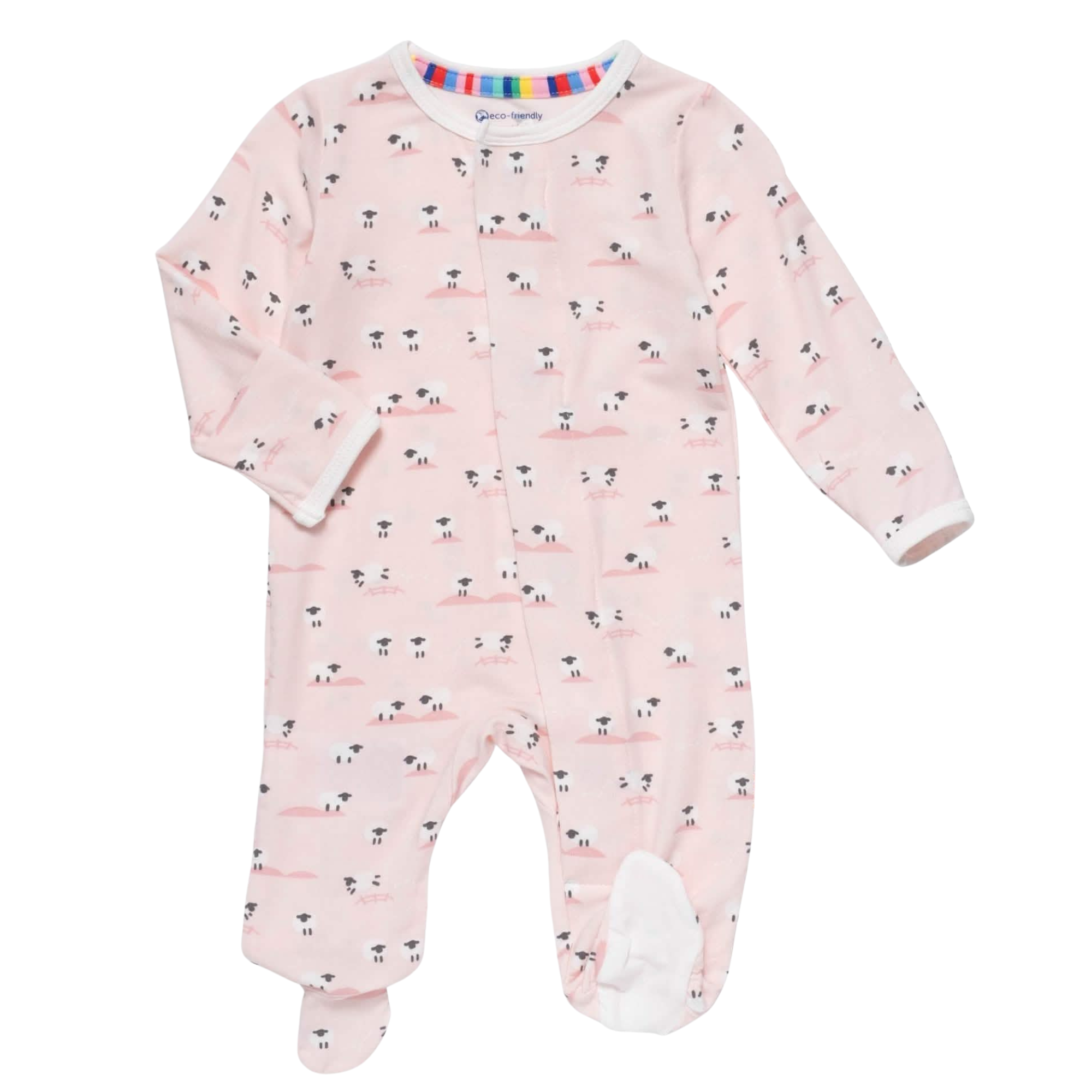 Baa Baa Baby Modal Footie - Pink