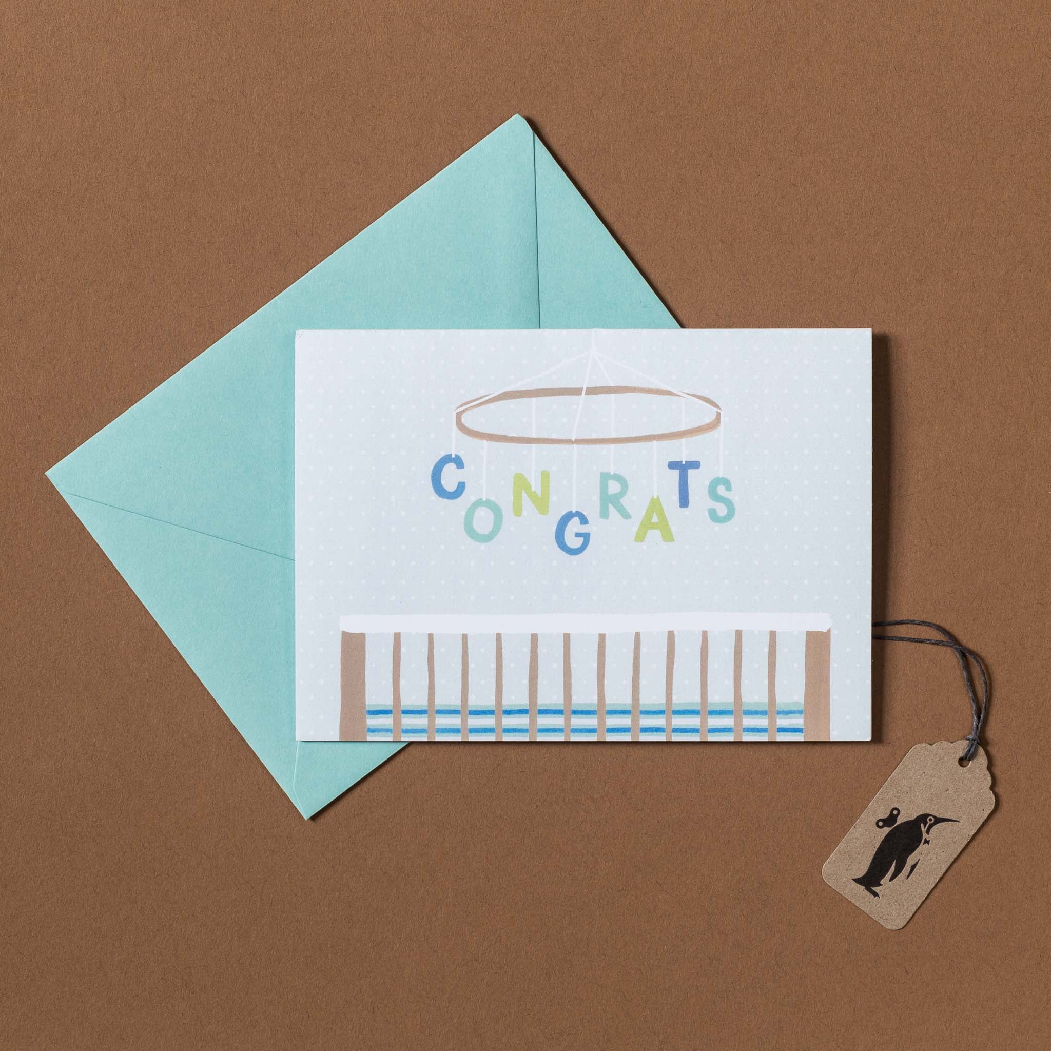 Baby Congrats Mobile Greeting Card