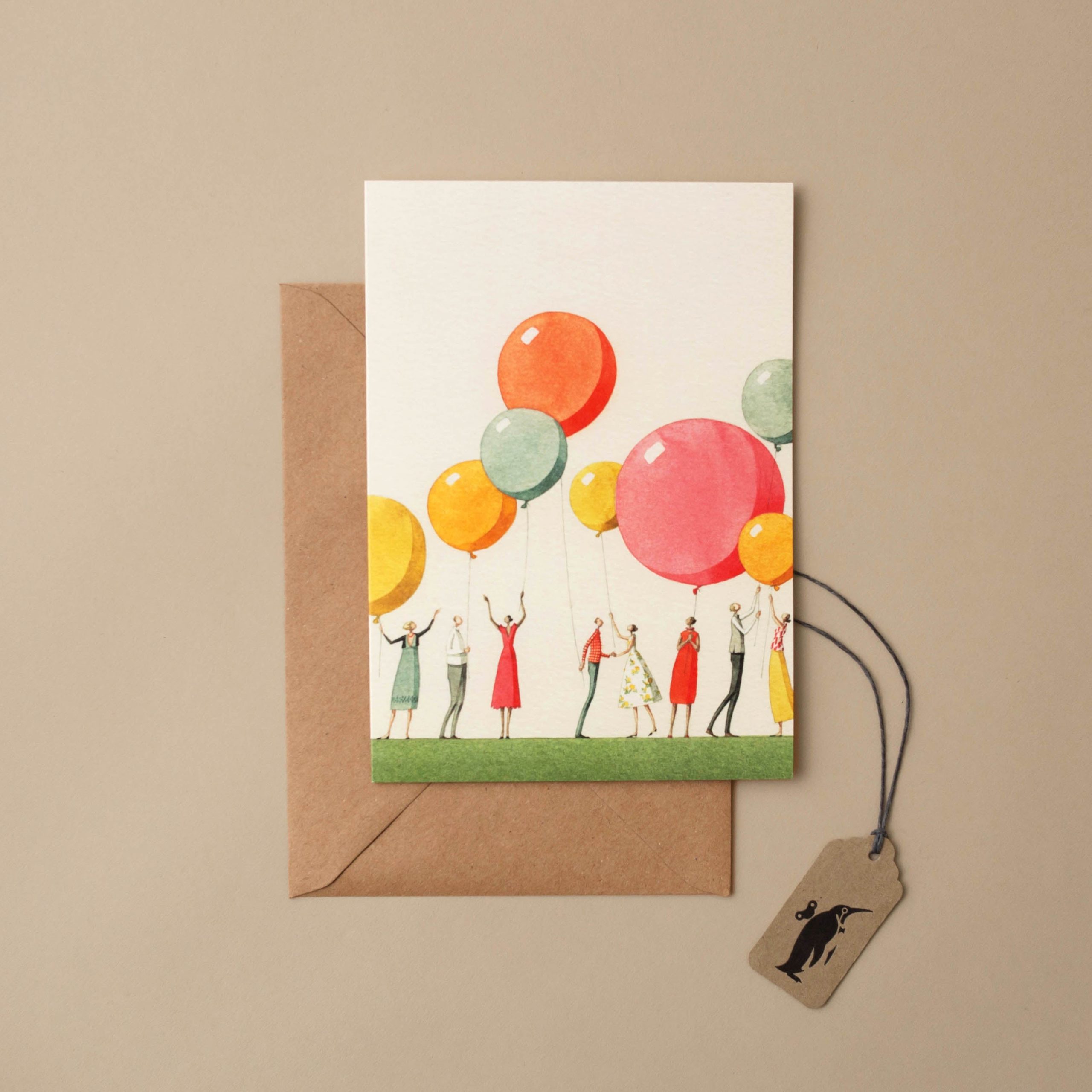 Balloon Party Greeting Card