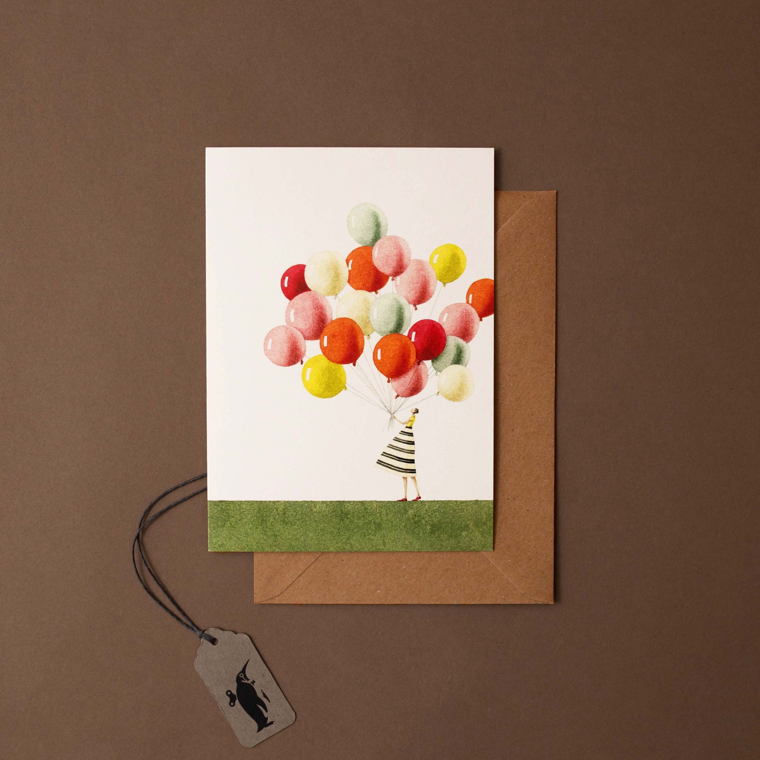 Balloons Bunch Greeting Card