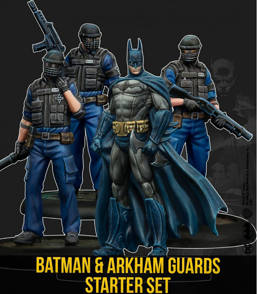 Batman Miniature Game, Batman & Arkham Guards Starter Set 2nd Edition By Knight Models