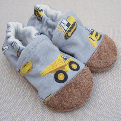 Construction Zone Organic Cotton Slippers