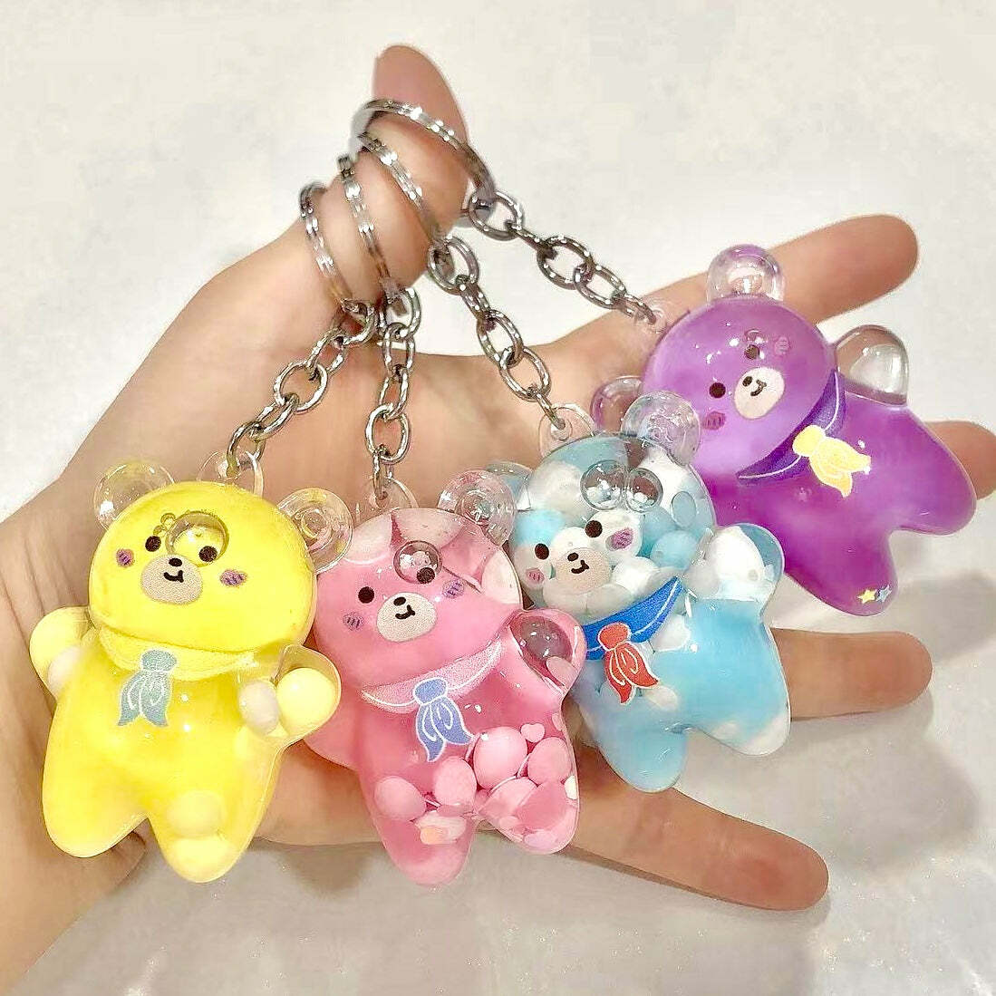 Floaty Keychain - Bear Charm (Single Keychain)