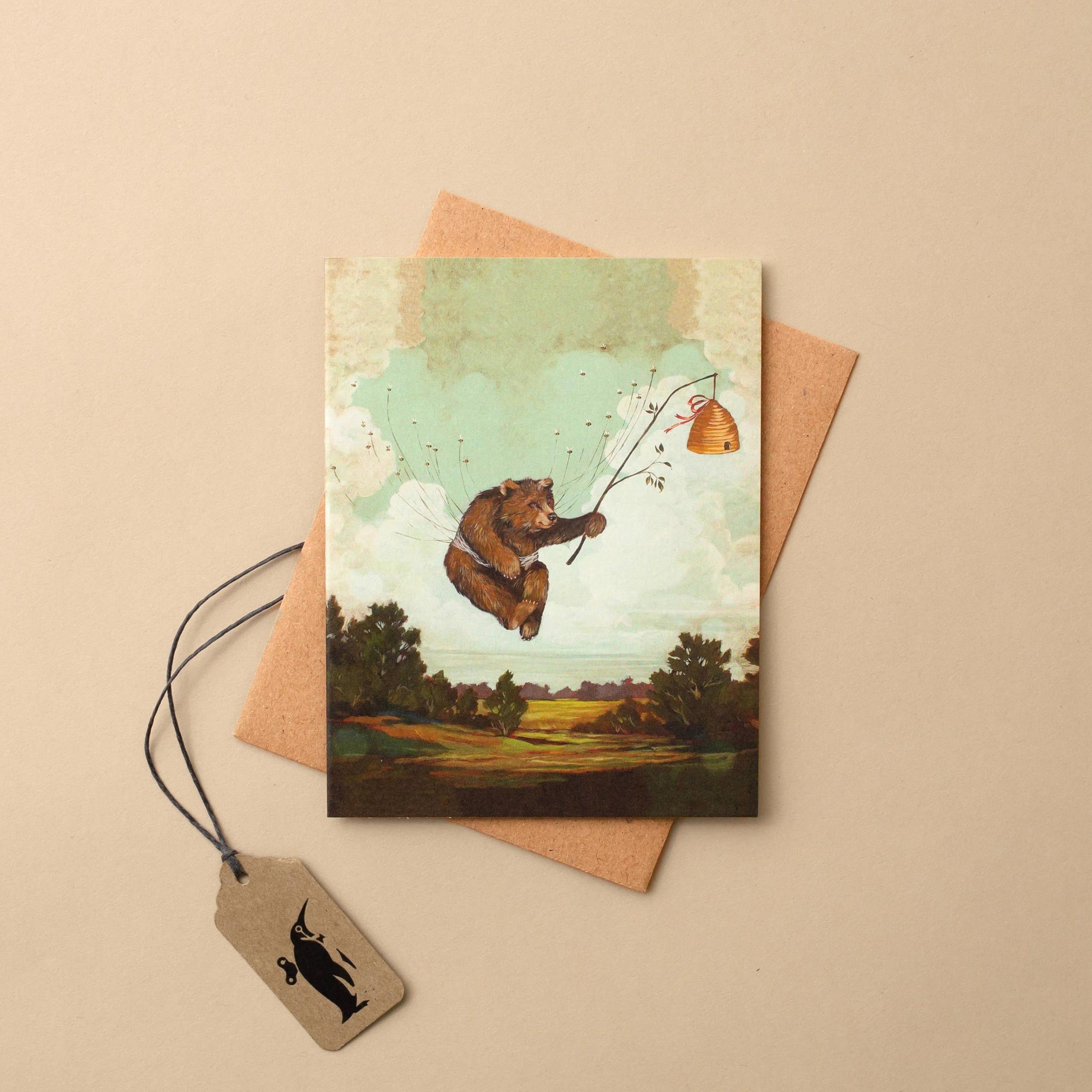 Benjamin Bear's Adventure Greeting Card