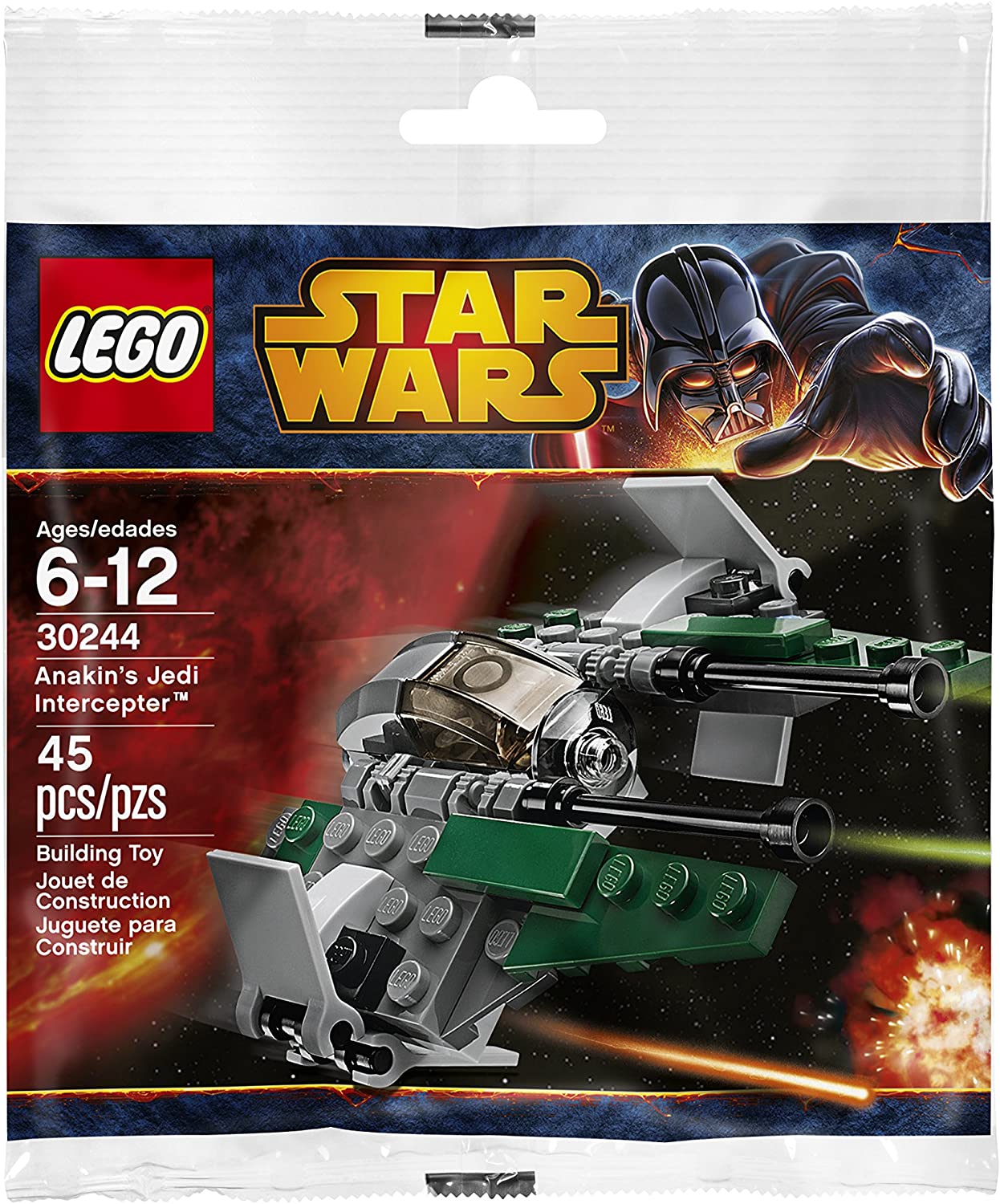 30244 Anakin's Jedi Interceptor Polybag (Retired) (New Sealed)