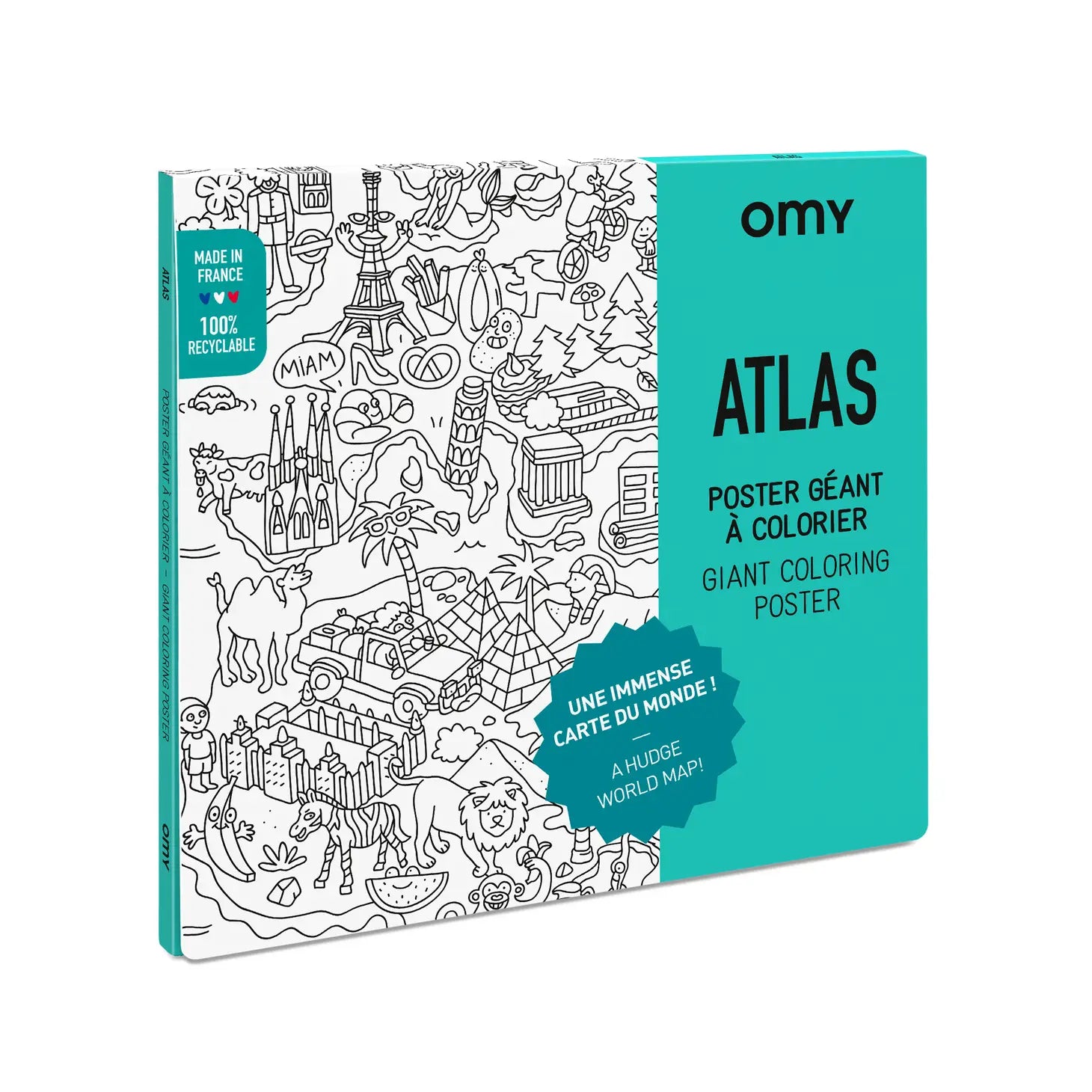 Atlas Coloring Poster