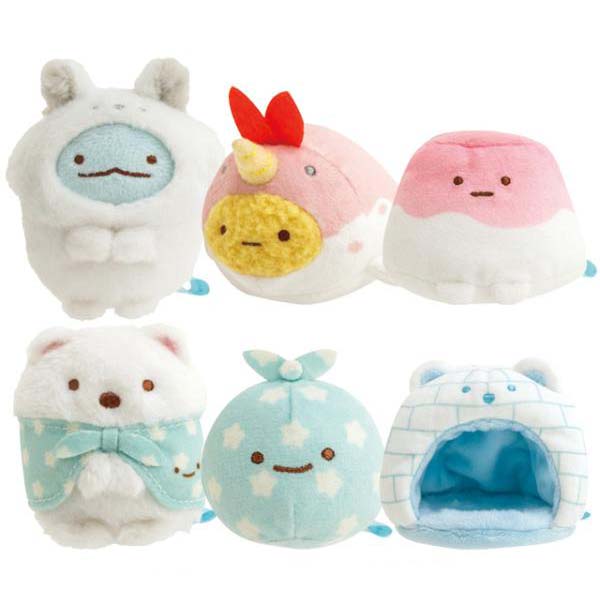 Japan San-x Sumikko Gurashi Mini Plush Doll Soft Toy (White Bear's Hometown)
