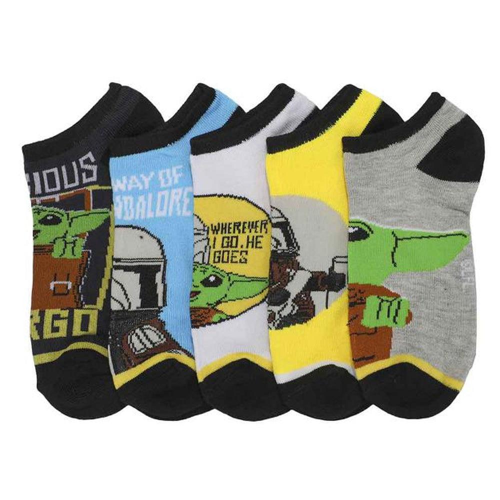 LEGO x Star Wars The Mandalorian Grogu Youth - 5 Pair Ankle Socks