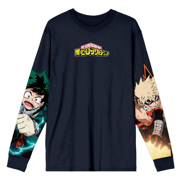My Hero Academia: Deku & Bakugo - Long Sleeve Unisex Pre-pack Tee