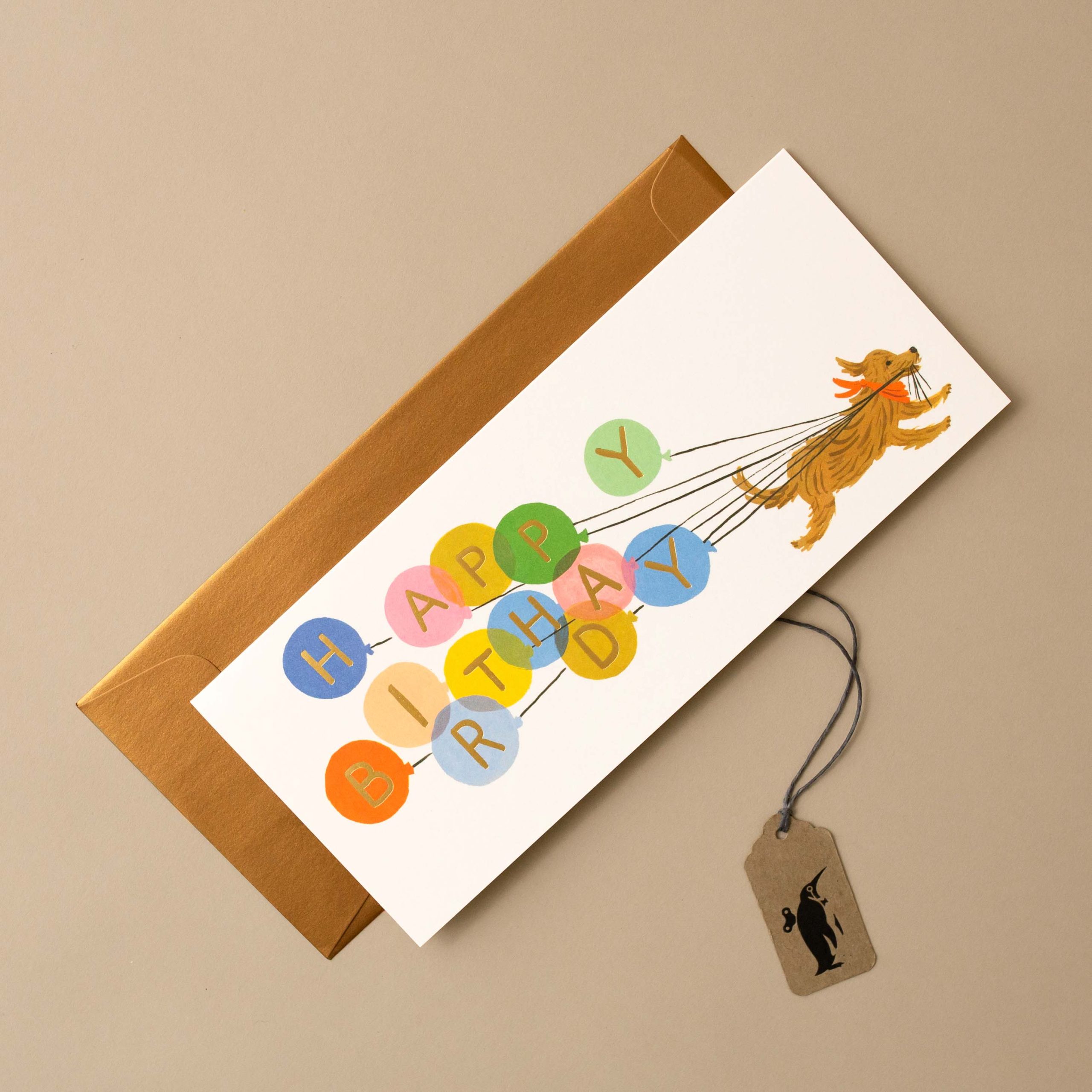 Birthday Balloon No. 10 Greeting Card