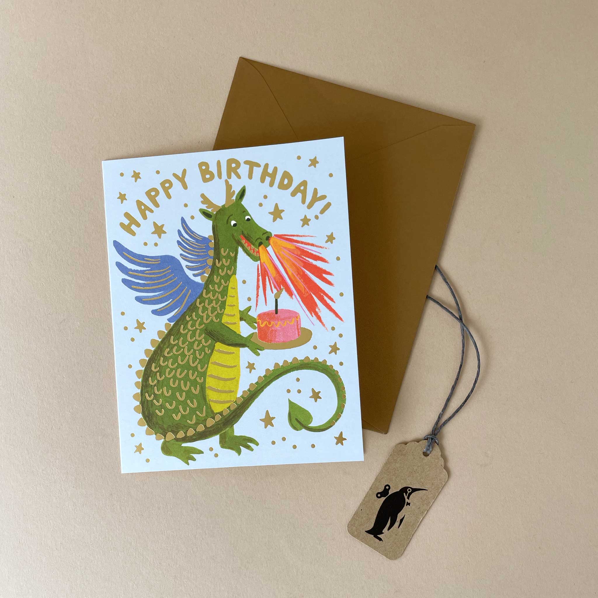 Birthday Dragon Greeting Card