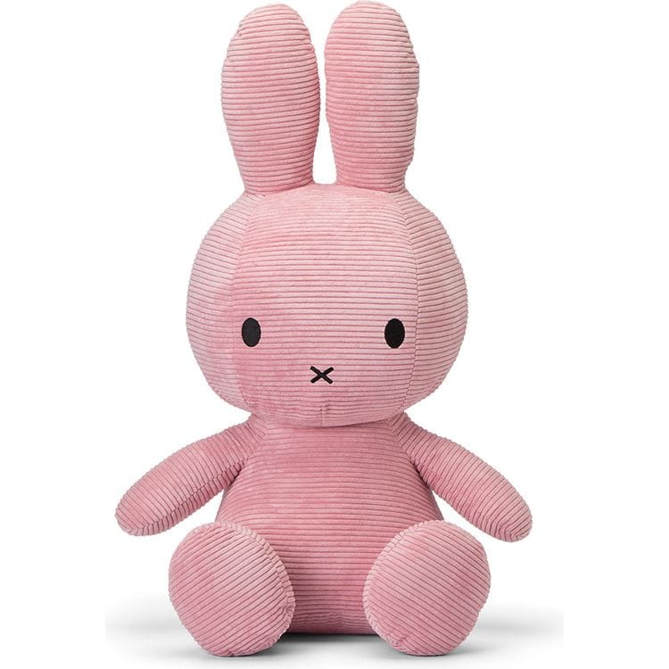 27.5" Miffy ECO Corduroy Plush - Pink