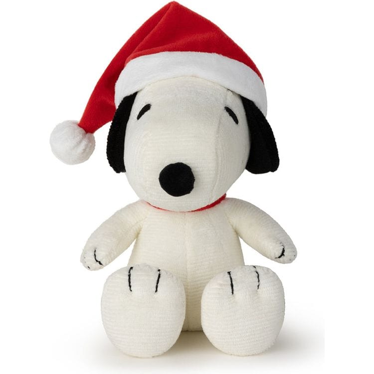Snoopy Plush with Christmas Hat - 7"