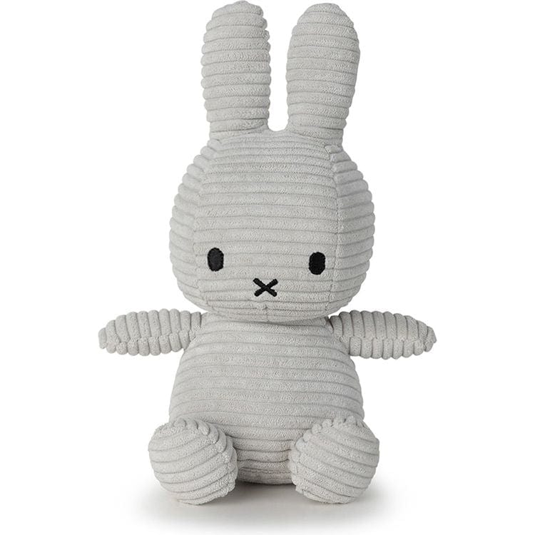 9" Miffy ECO Corduroy Grey Plush