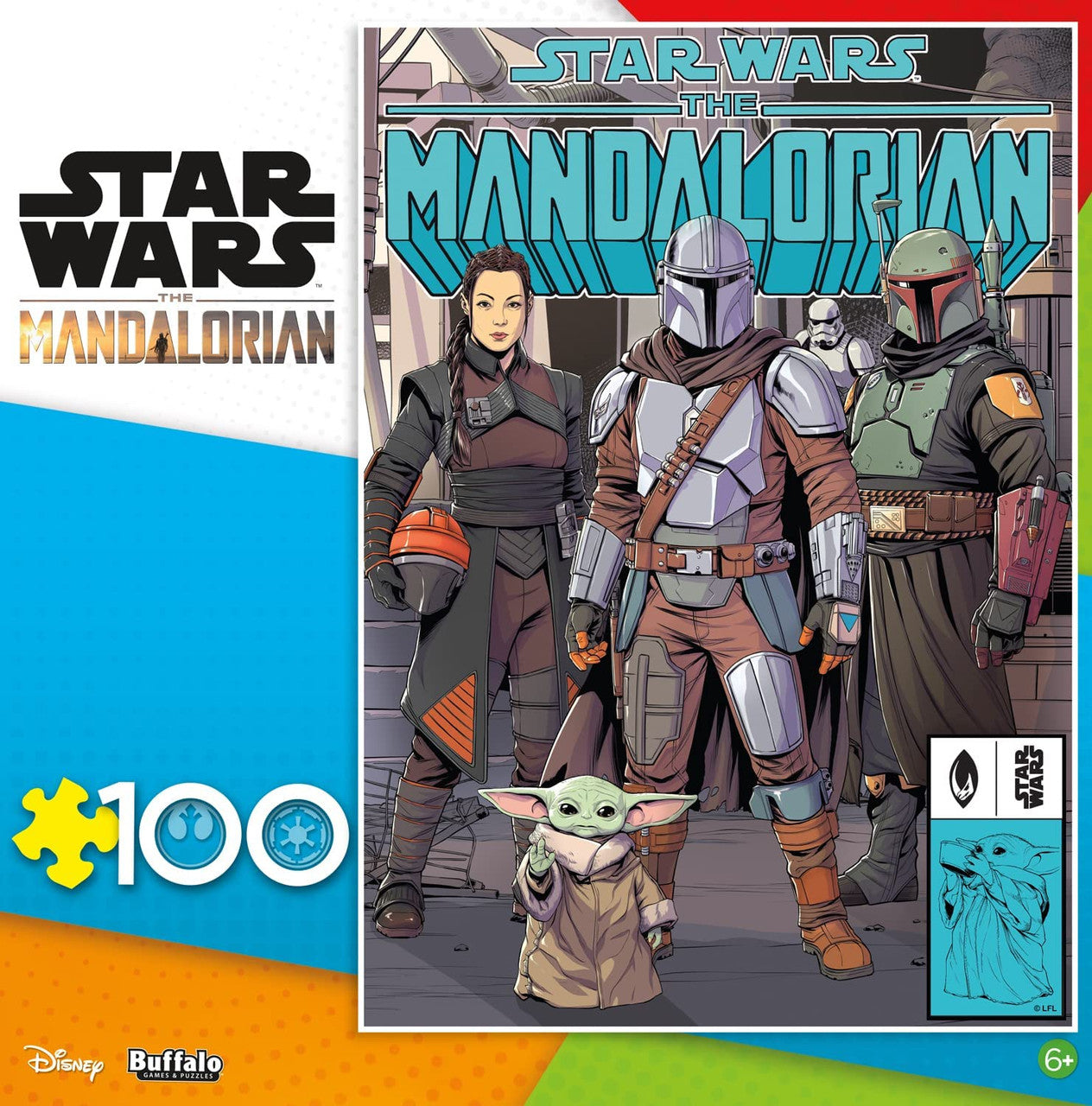 Star Wars: The Mandalorian: Legendary Bounty - 100 Piece Puzzle