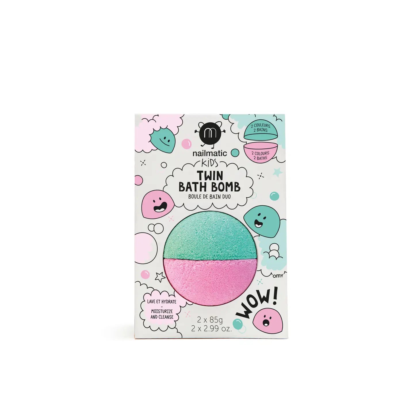 Splittable Twin bath bomb for Kids
