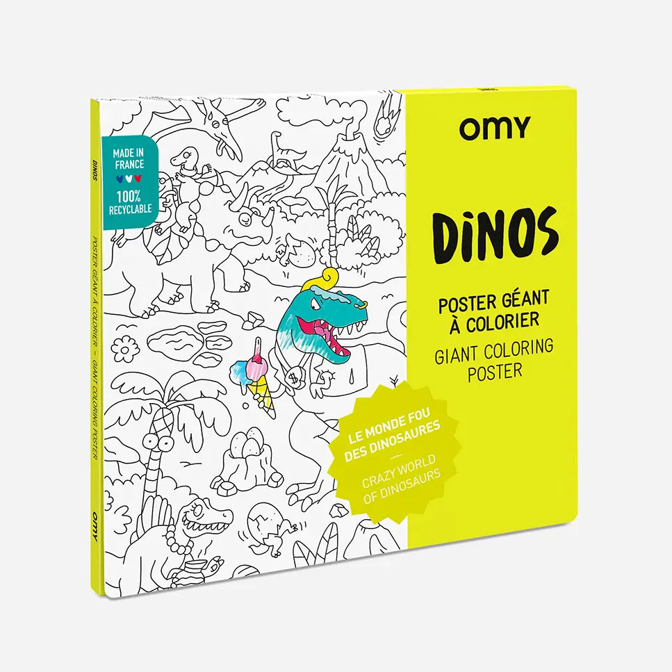 Dino Coloring Poster