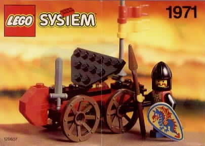 System Black Knight's Battering Ram LEGO 1971 Retired Certified