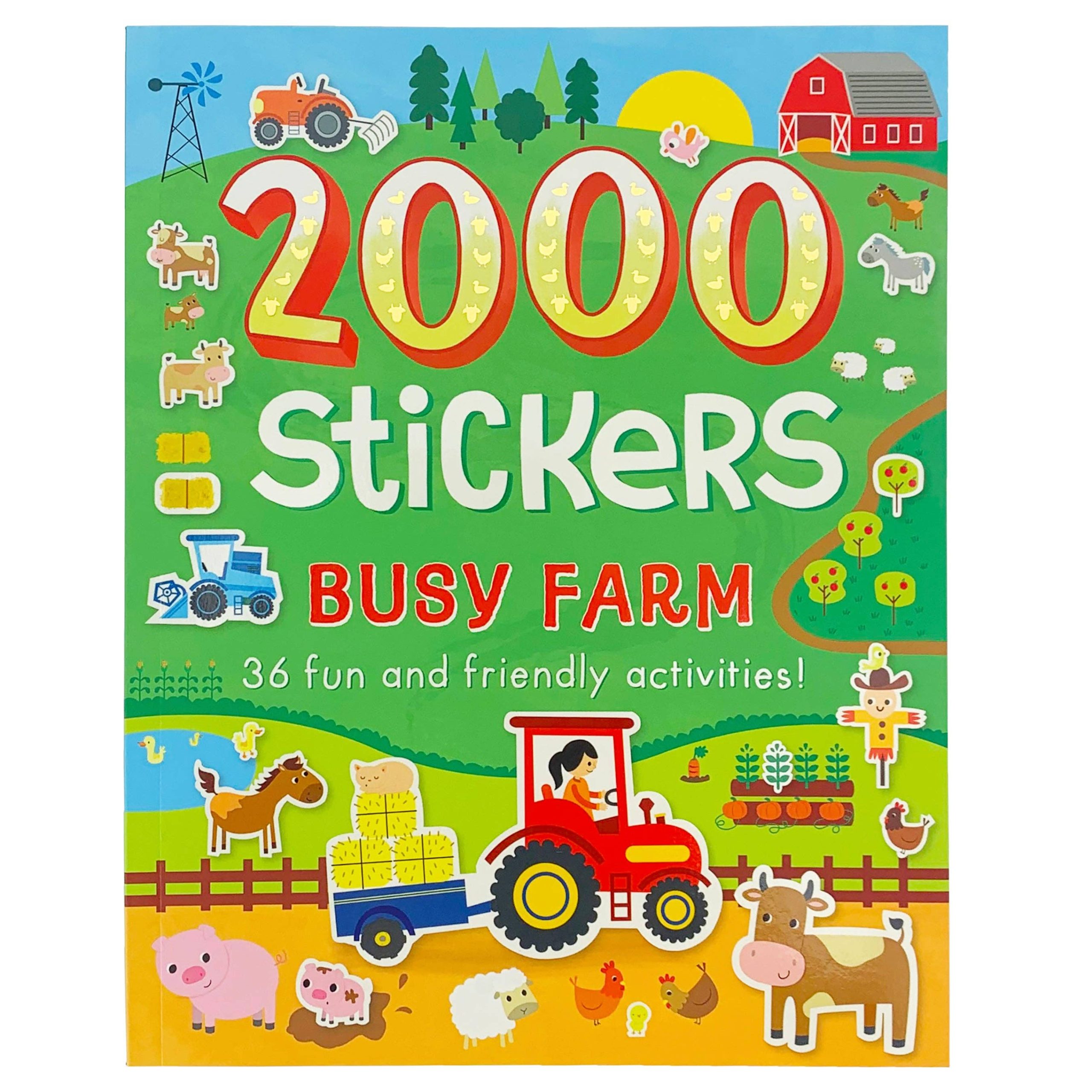 2000 Stickers Busy Farm Activity Book