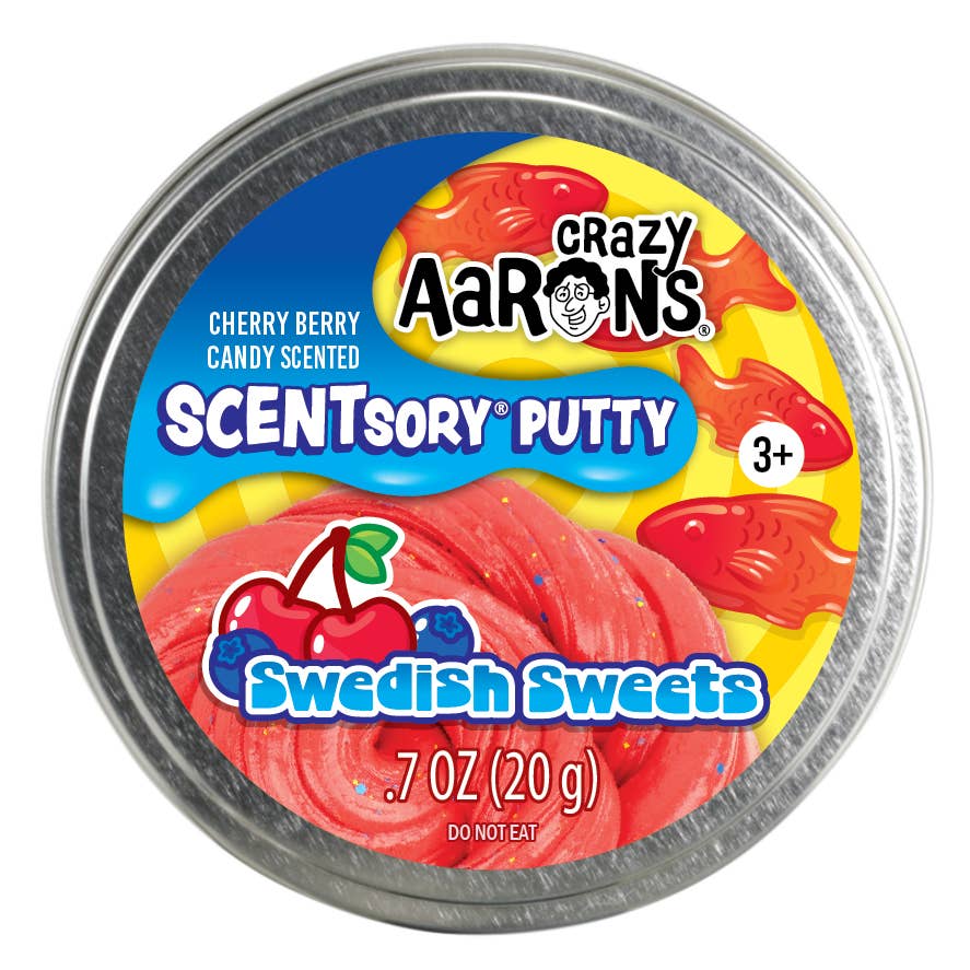 Crazy Aaron's Candy Craze Scentsory Putty Tin- Swedish Sweets