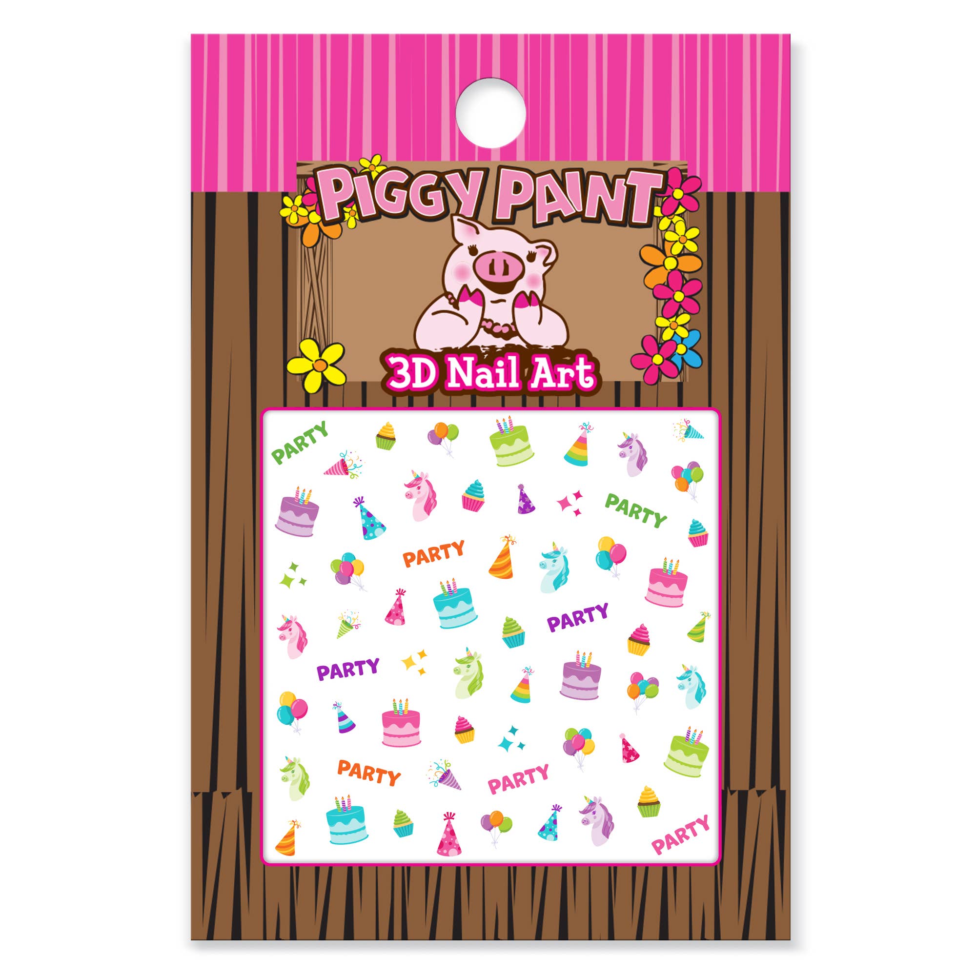 3D Nail Art Birthday Bash