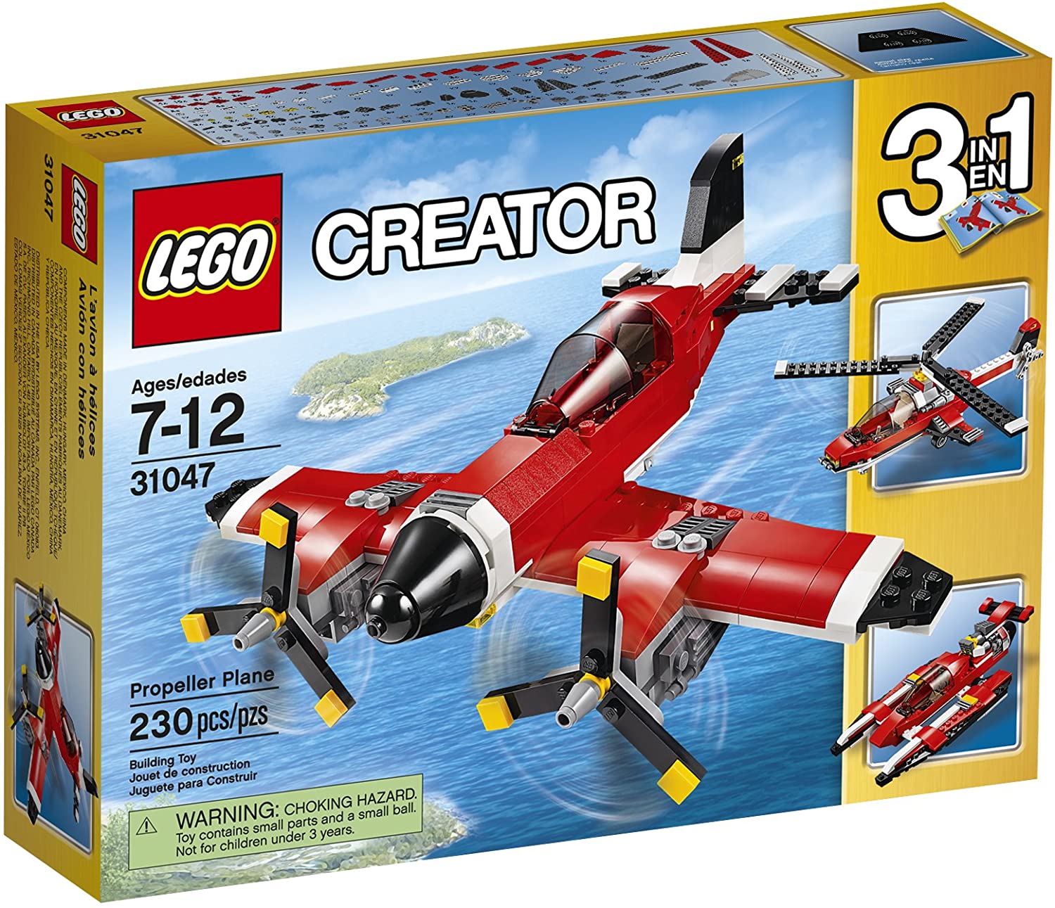 31047 Propeller Plane (Certified Complete) (Retired)
