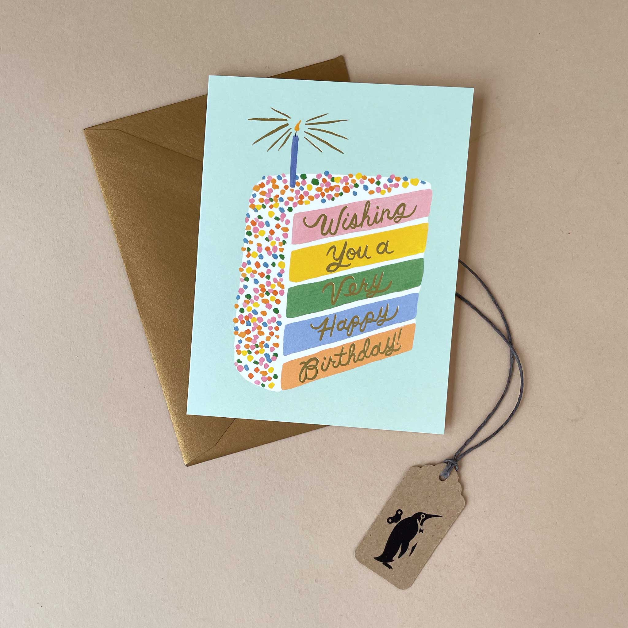 Cake Slice Birthday Greeting Card