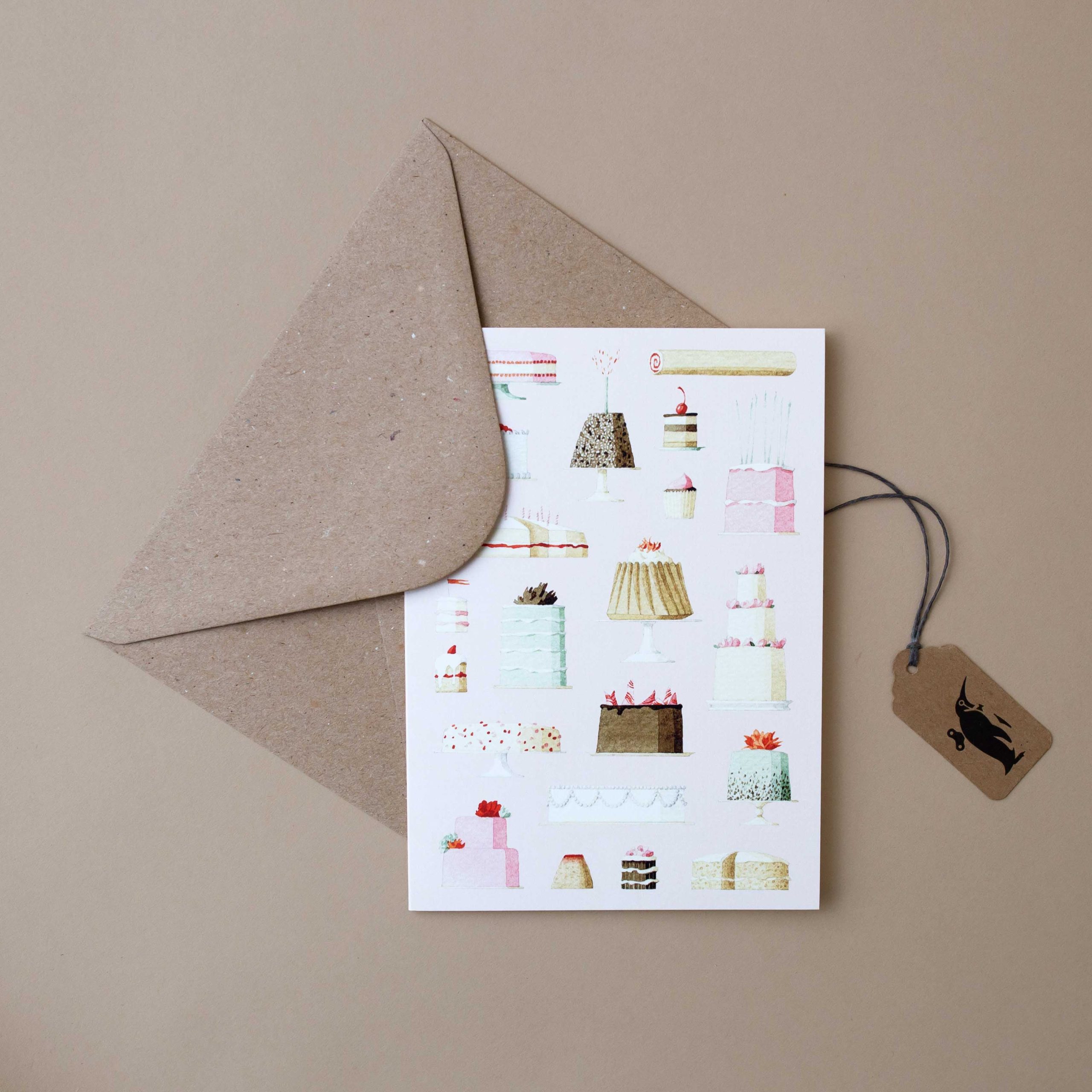 Cakes Greeting Card