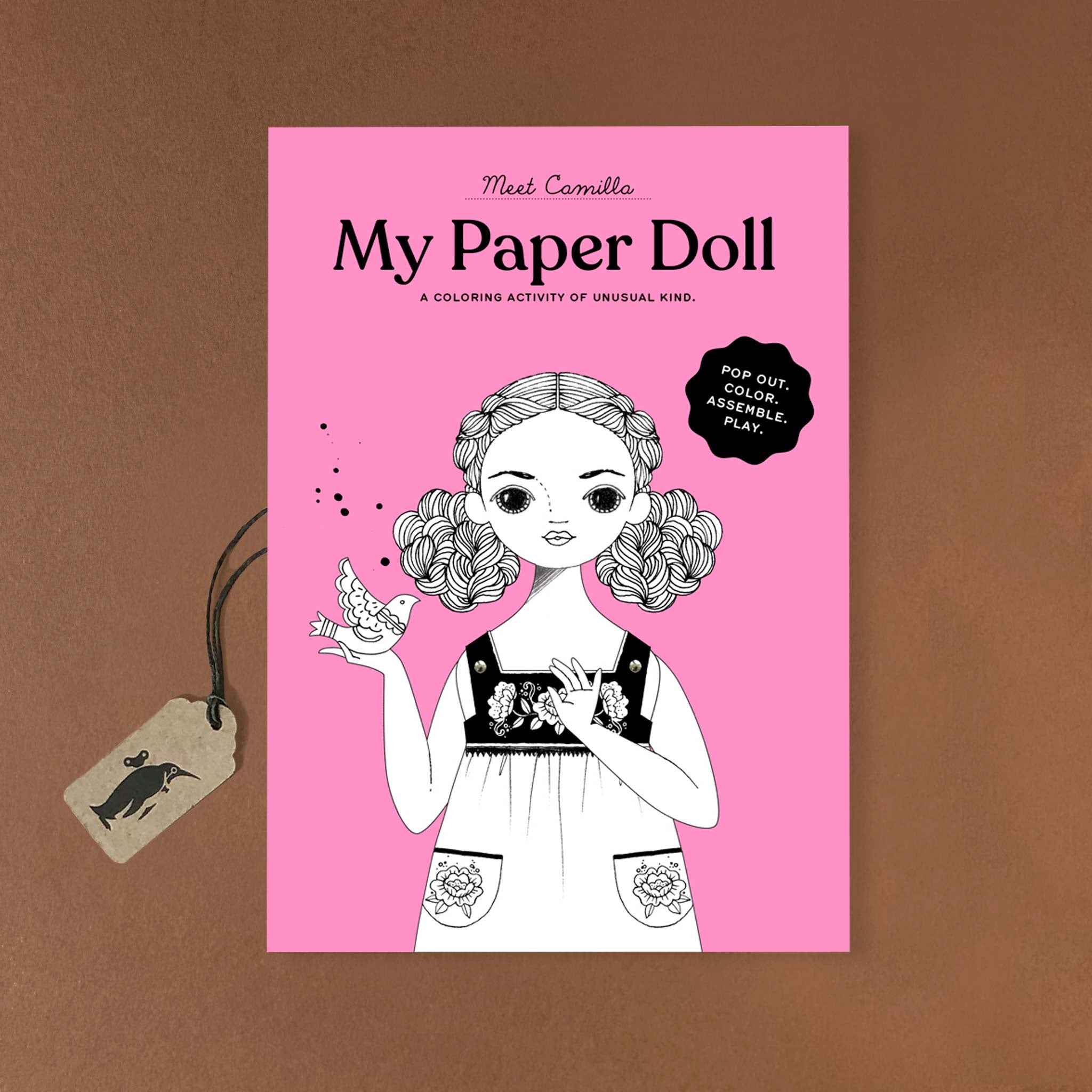 Camilla Paper Doll Coloring Kit