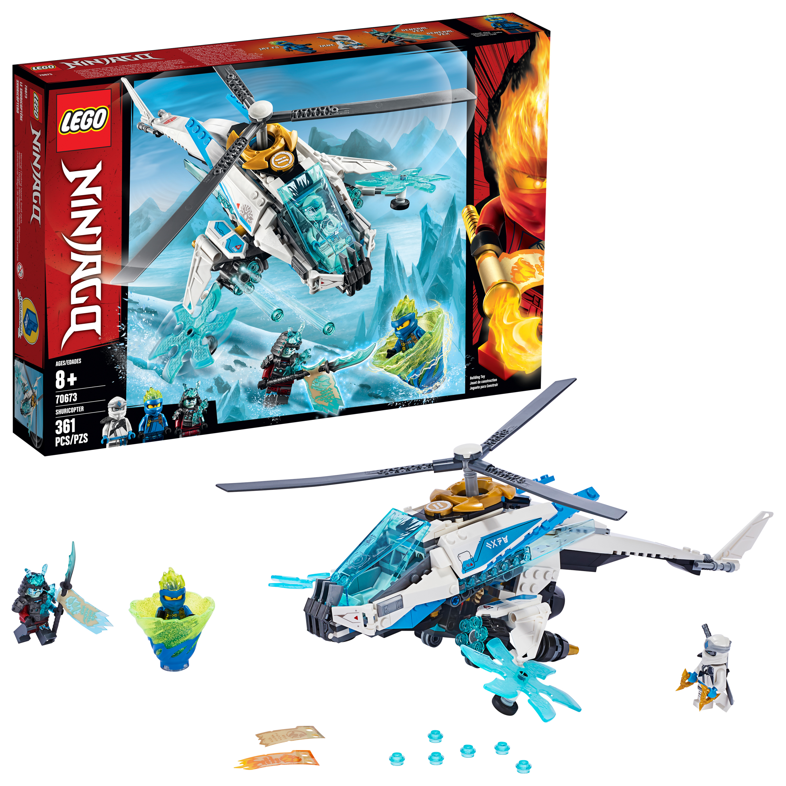 LEGO Ninjago 70673 Shuricopter, Retired, Certified in white box, Pre-Owned