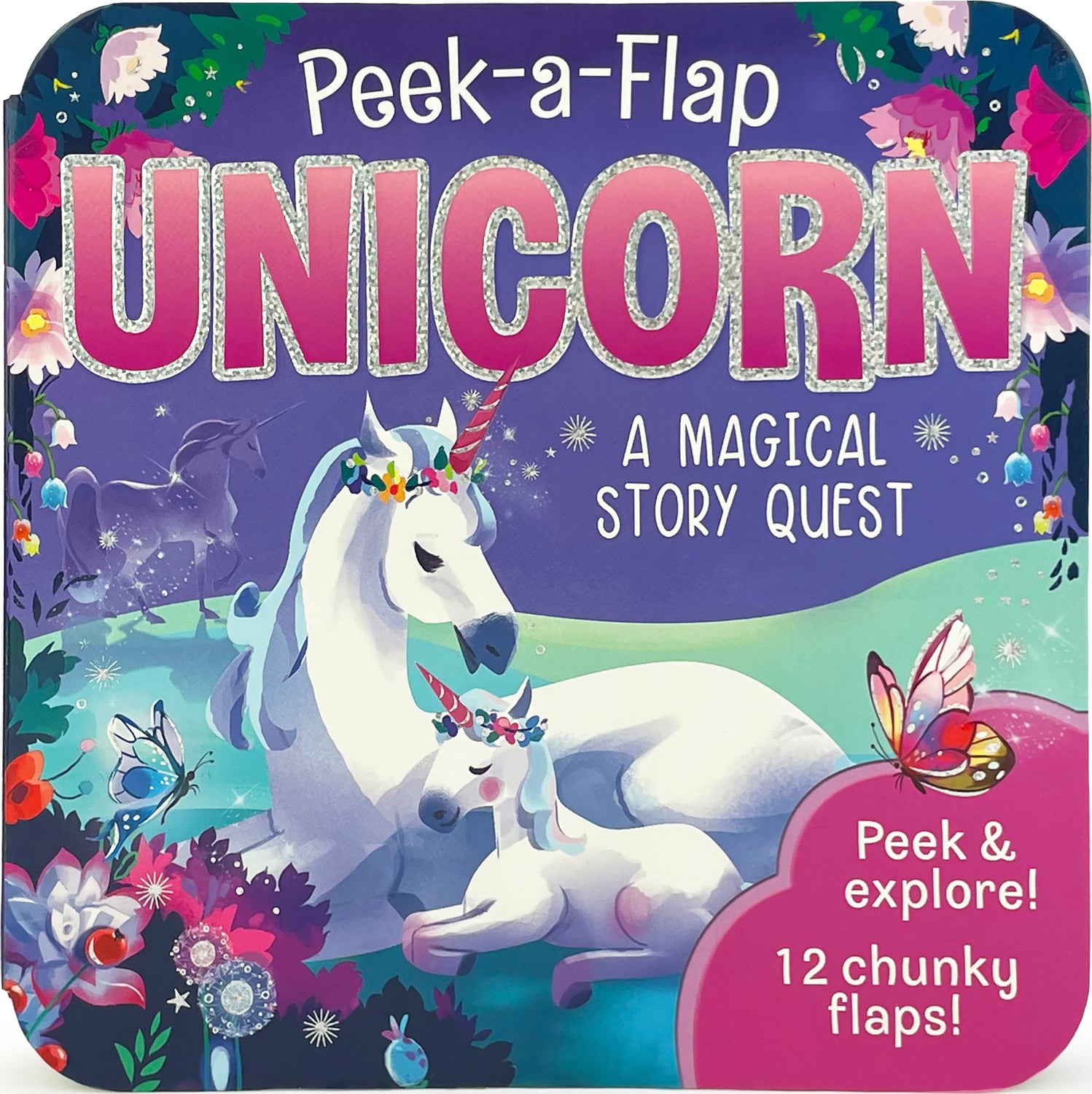 Unicorns Peek-a-Flap Interactive Board Book