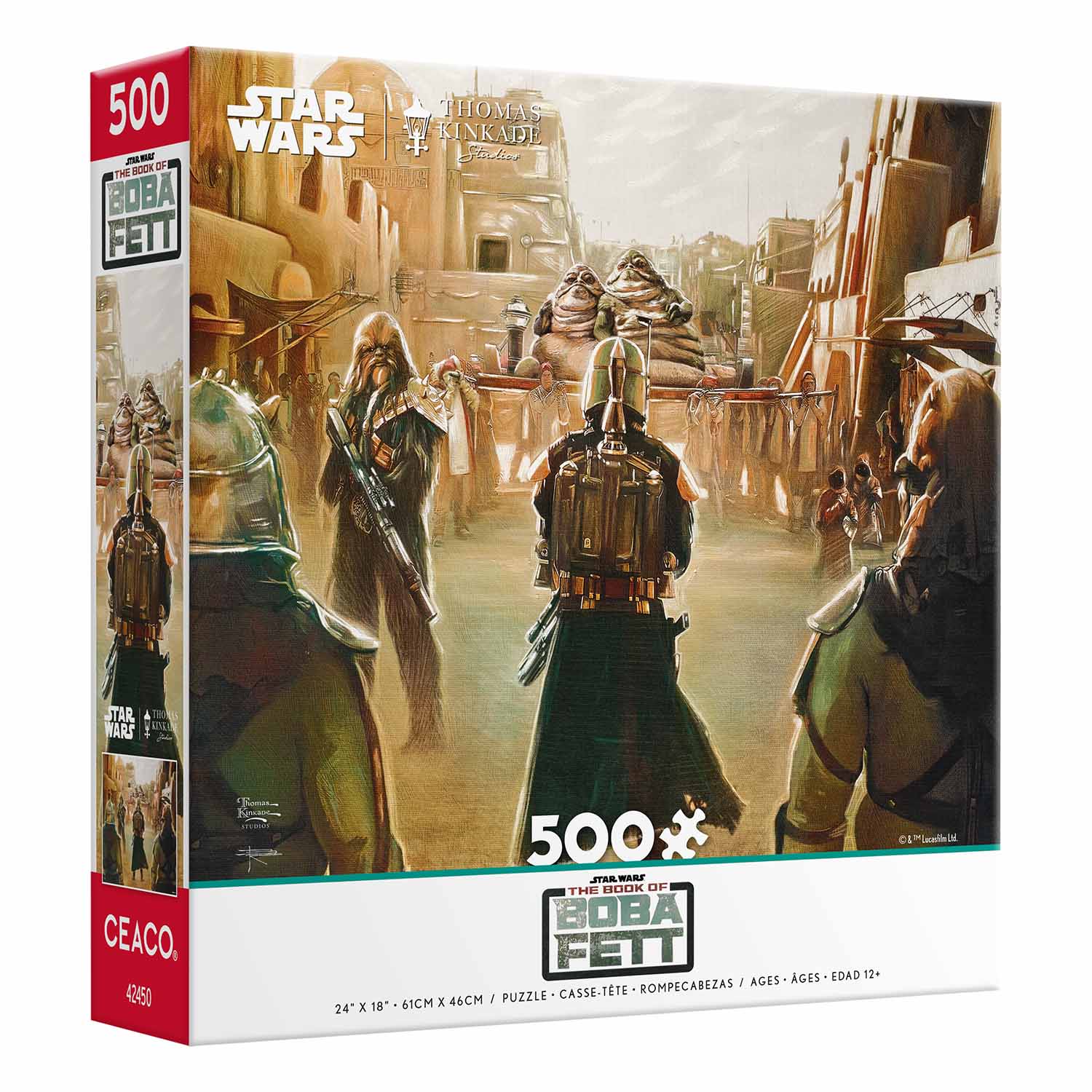 Thomas Kinkade Star Wars: The Book of Boba Fett - A New Challenge - 500 Piece Puzzle