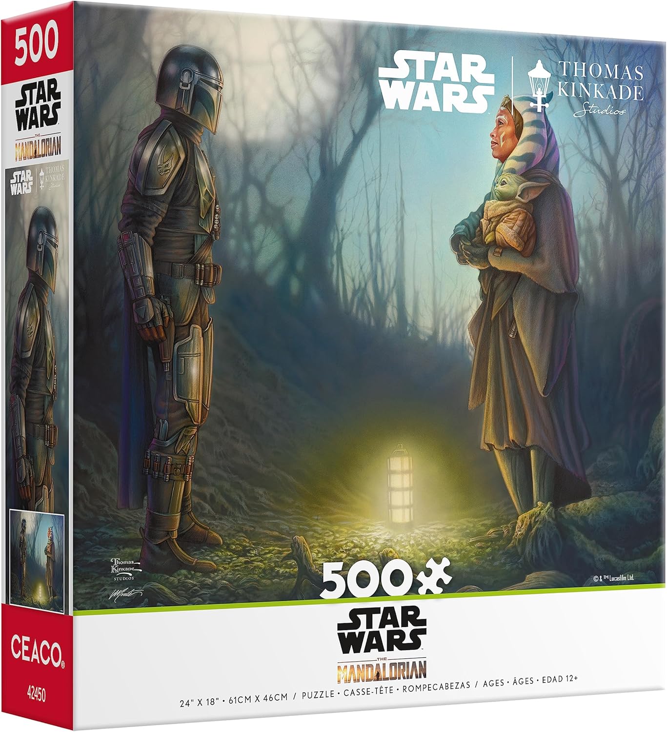Thomas Kinkade Star Wars: The Mandalorian - Connection - 500 Piece Puzzle