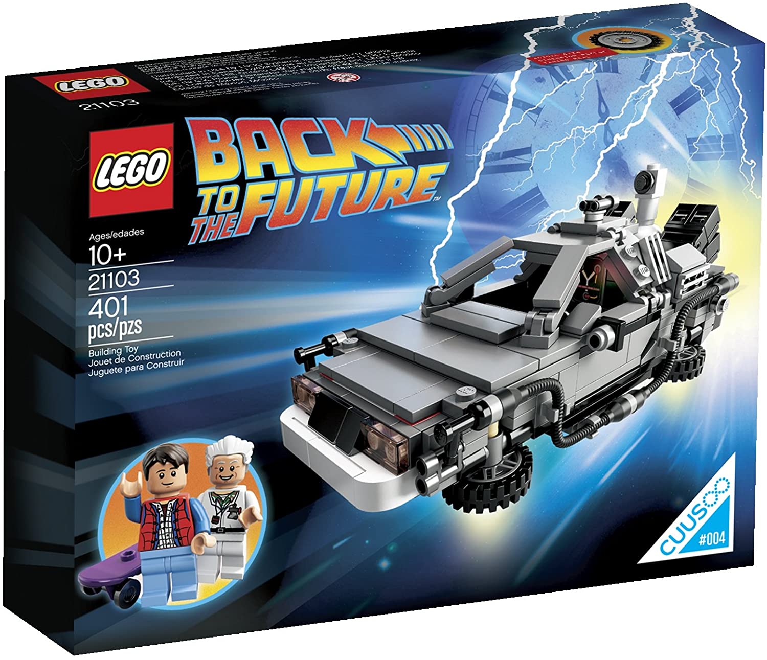 21103 Back to the Future Delorean (Retired) (New Sealed)
