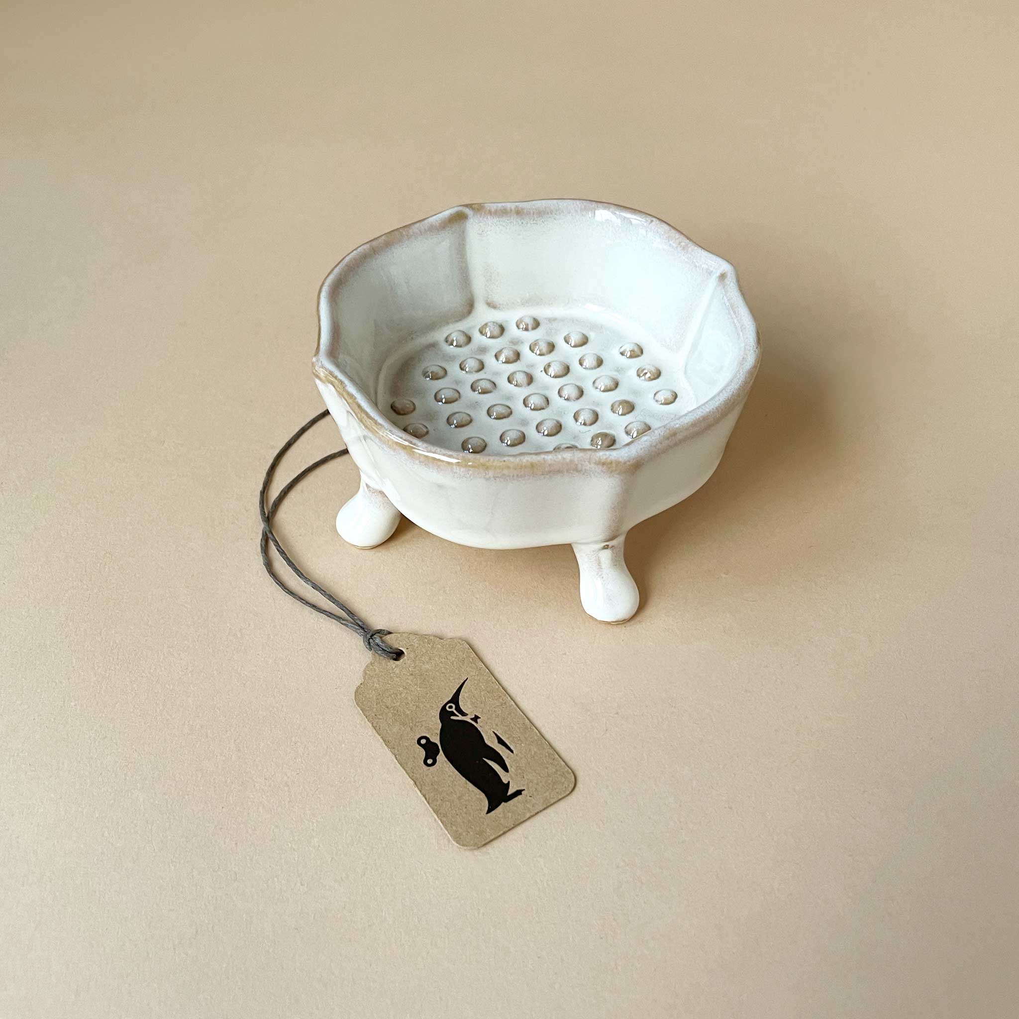 Ceramic Soap Dish | Footed