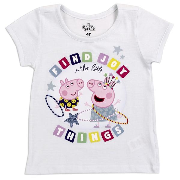 PEPPA PIG White Girls Toddler T-Shirt