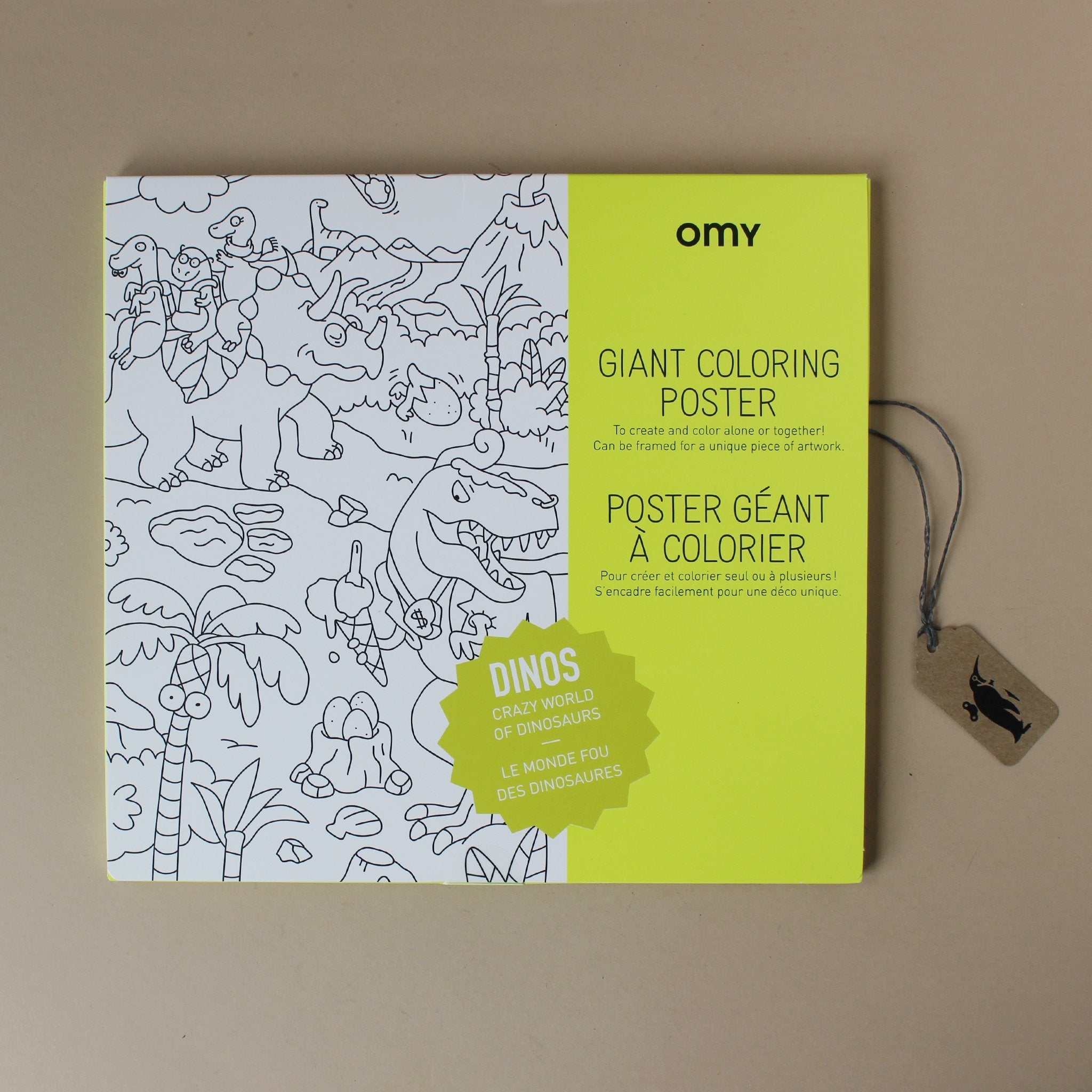 Giant Coloring Poster | Dino
