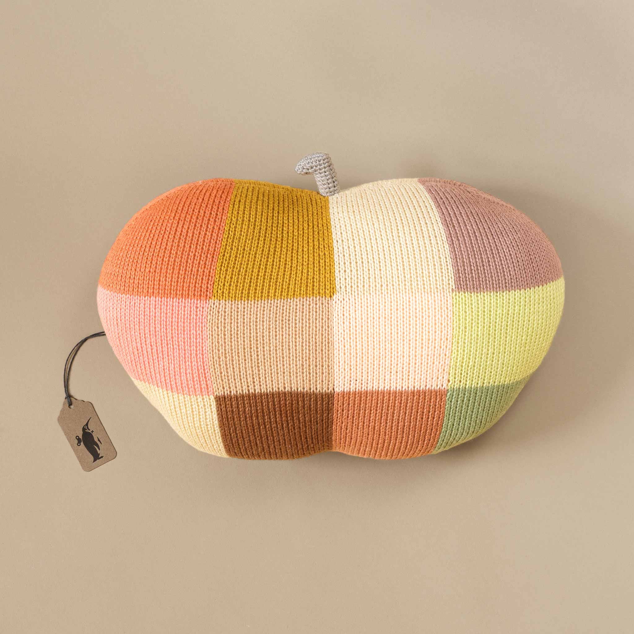 Hand-Knit Apple Pillow | Patchwork