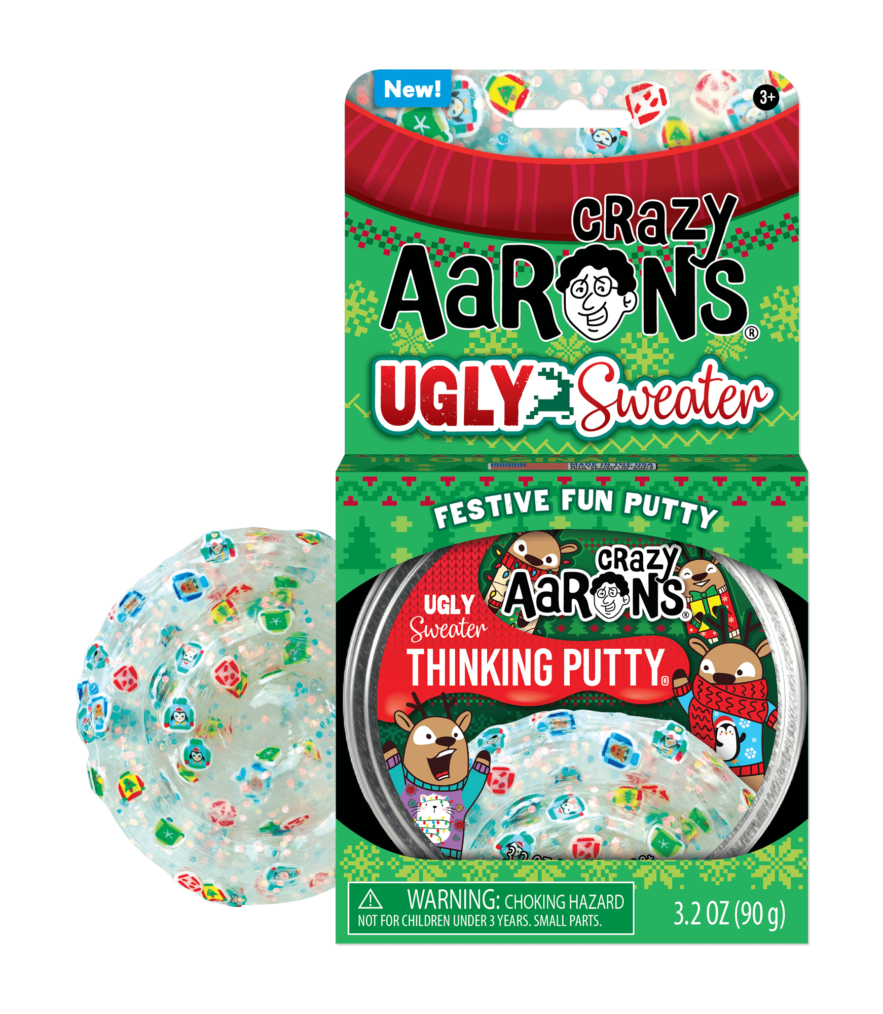 Crazy Aaron's 4" - Ugly Sweater