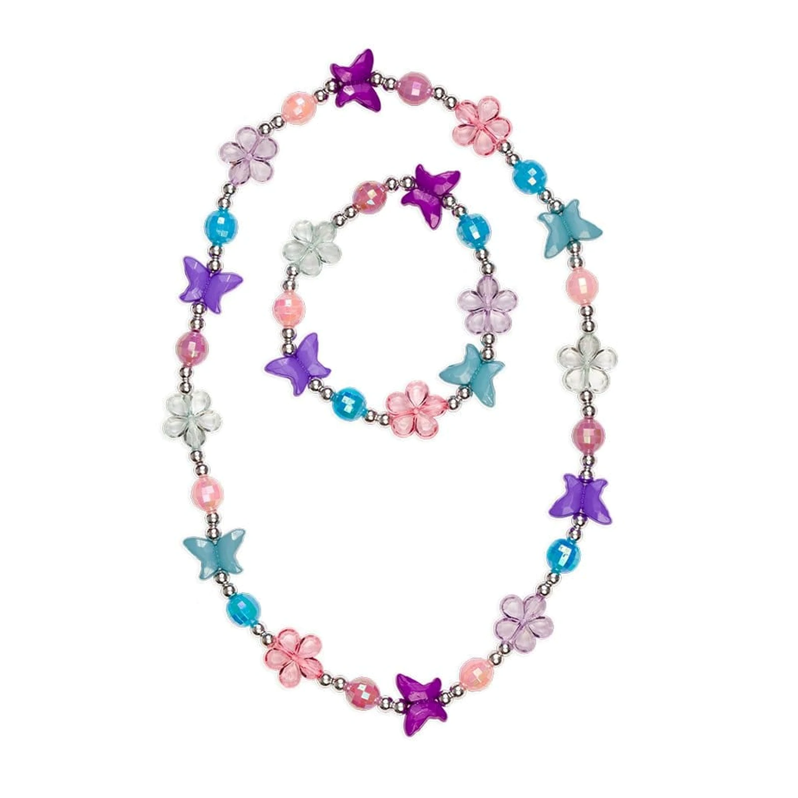 Flutter Me By Necklace and Bracelet Set